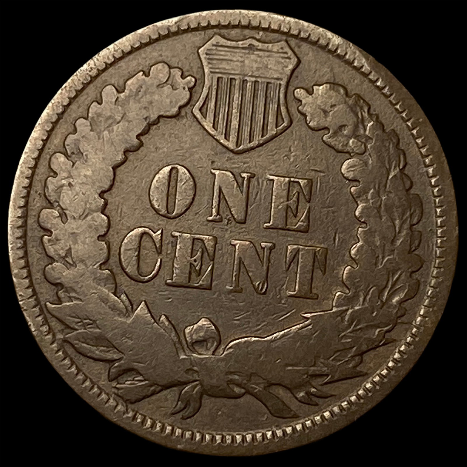 1872 Indian Head Cent LIGHTLY CIRCULATED - 2