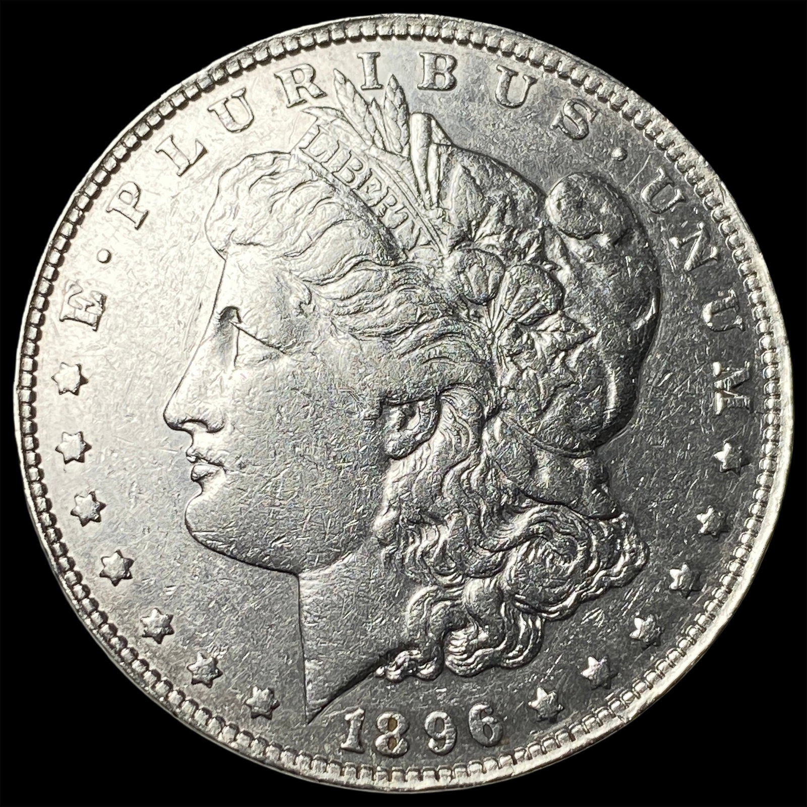 1896 Morgan Silver Dollar CLOSELY UNCIRCULATED: 1896 Morgan Silver Dollar CLOSELY UNCIRCULATED