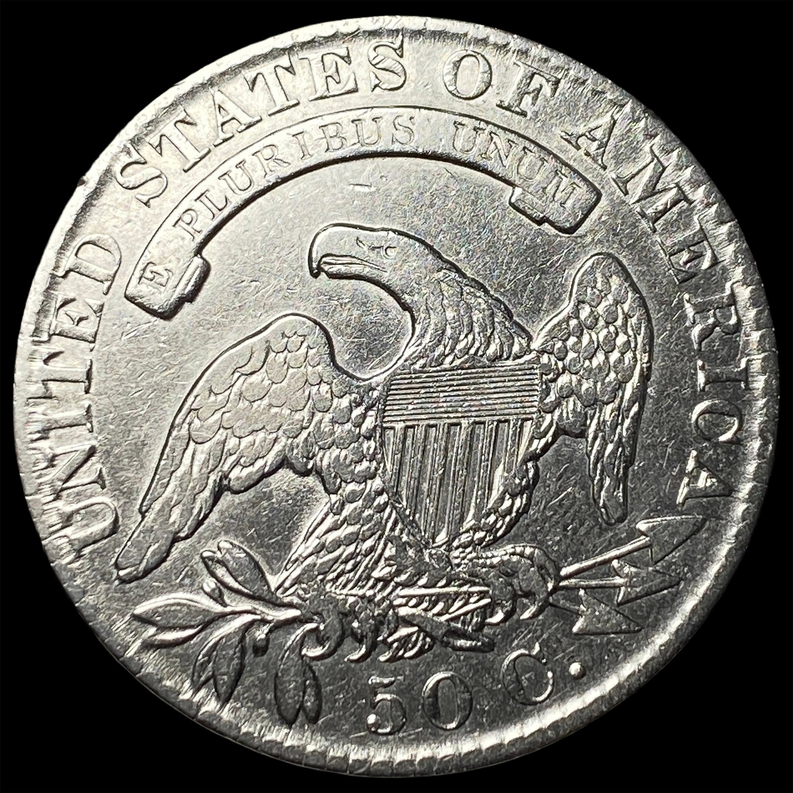 1830 Capped Bust Half Dollar CLOSELY UNCIRCULATED - 2