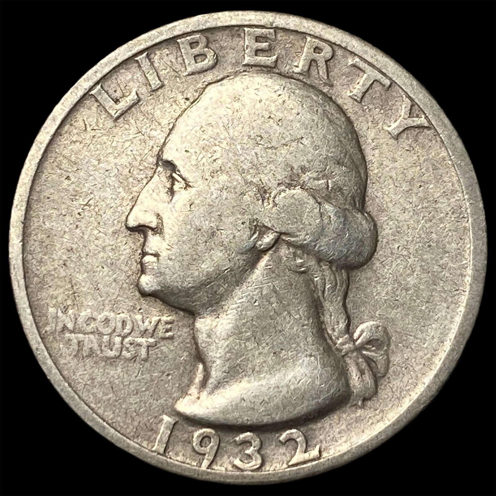 1932-S Silver Washington Quarter NEARLY UNCIRCULATED: 1932-S Silver Washington Quarter NEARLY UNCIRCULATED