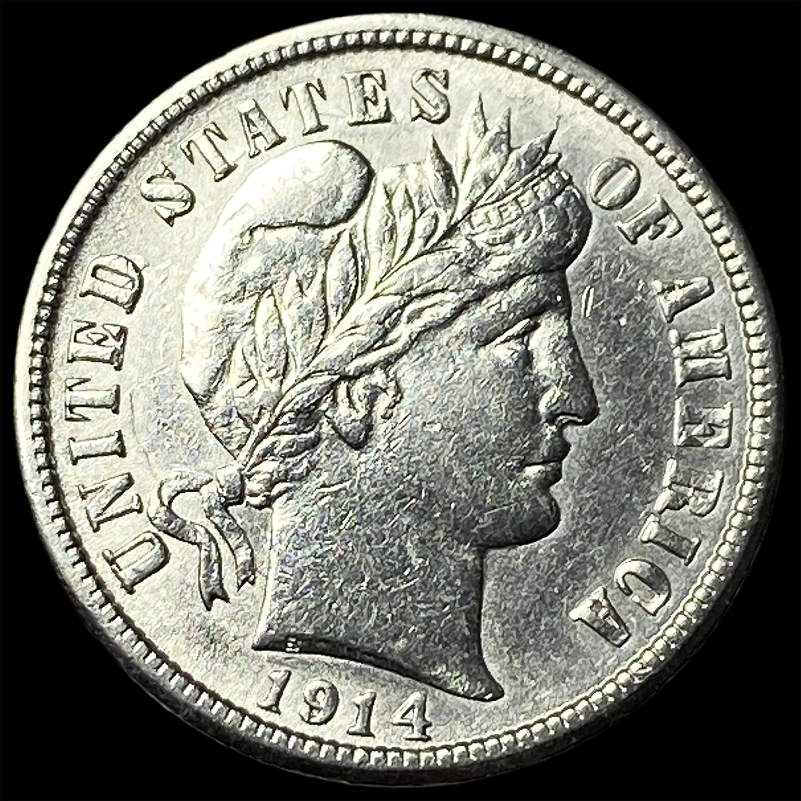 1914 Barber Dime UNCIRCULATED (1 of 2)