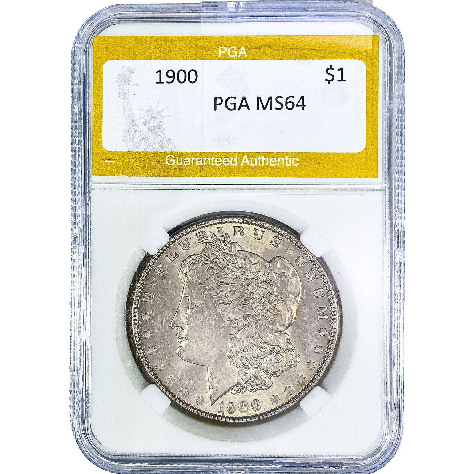 1900 Morgan Silver Dollar PGA MS64: 1900 Morgan Silver Dollar PGA MS64
