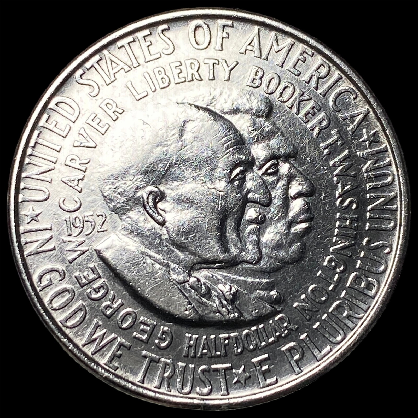 1952 Silver Booker T. Washington/Carver Half Dollar GEM BU (1 of 2)