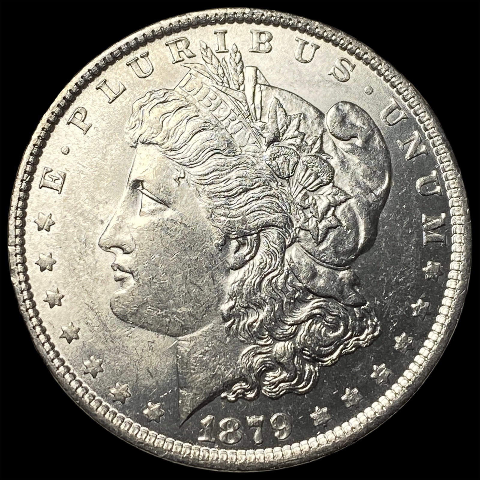1879-S Silver Morgan Dollar CHOICE BU: 1879-S Silver Morgan Dollar CHOICE BU