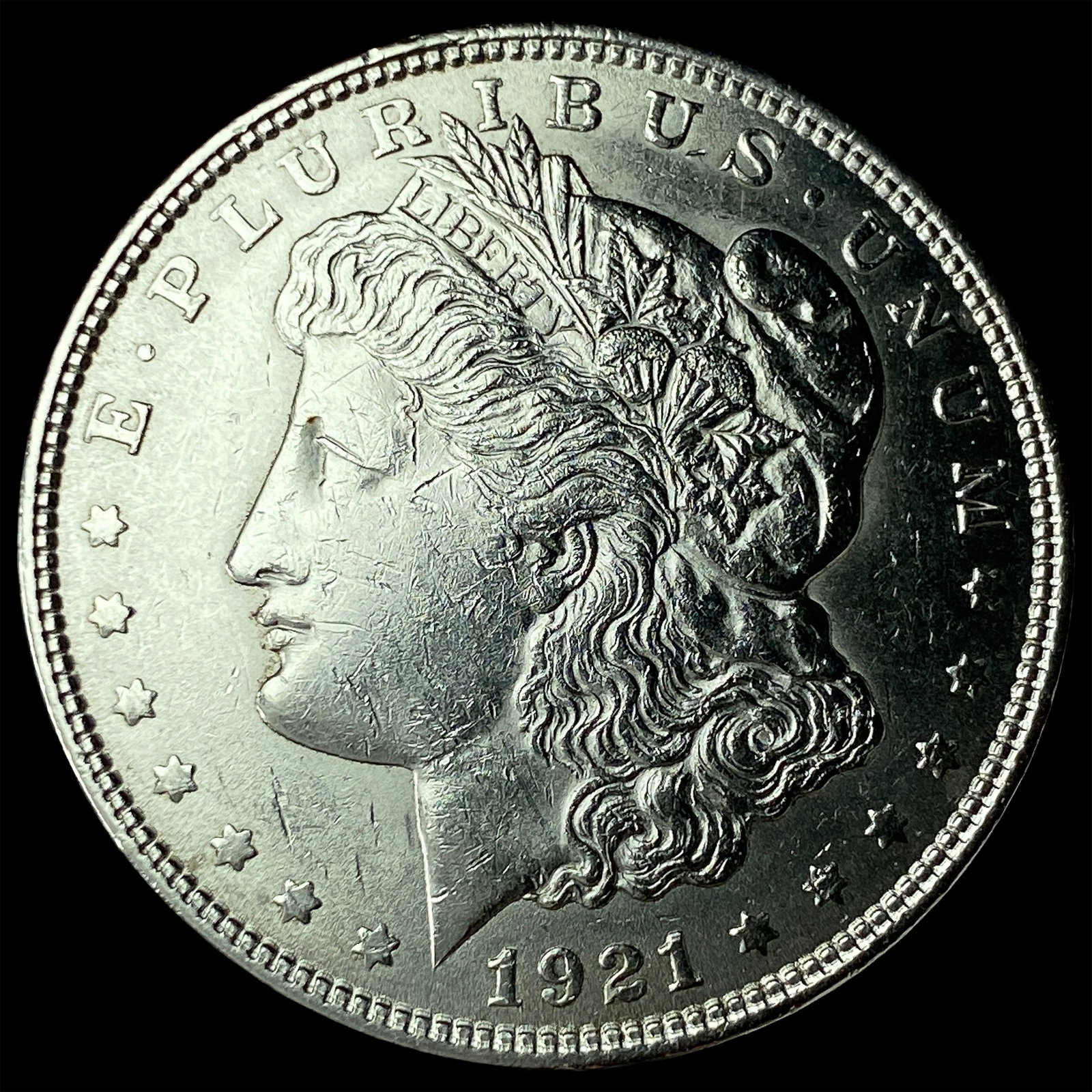 1921 Silver Morgan Dollar UNCIRCULATED: 1921 Silver Morgan Dollar UNCIRCULATED