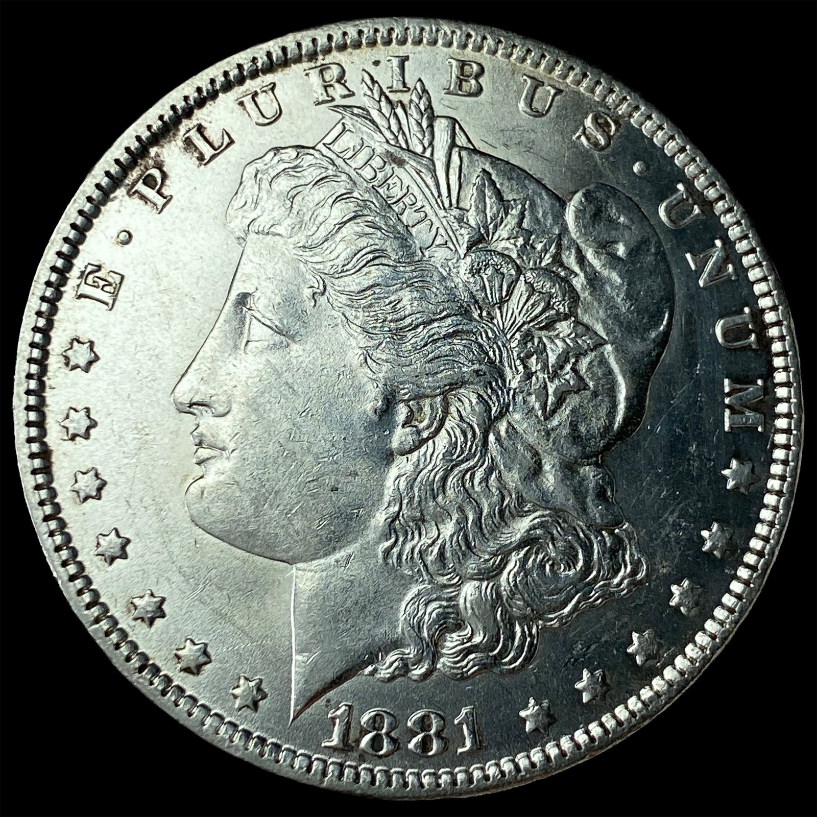1881-O Silver Morgan Dollar CHOICE BU: 1881-O Silver Morgan Dollar CHOICE BU