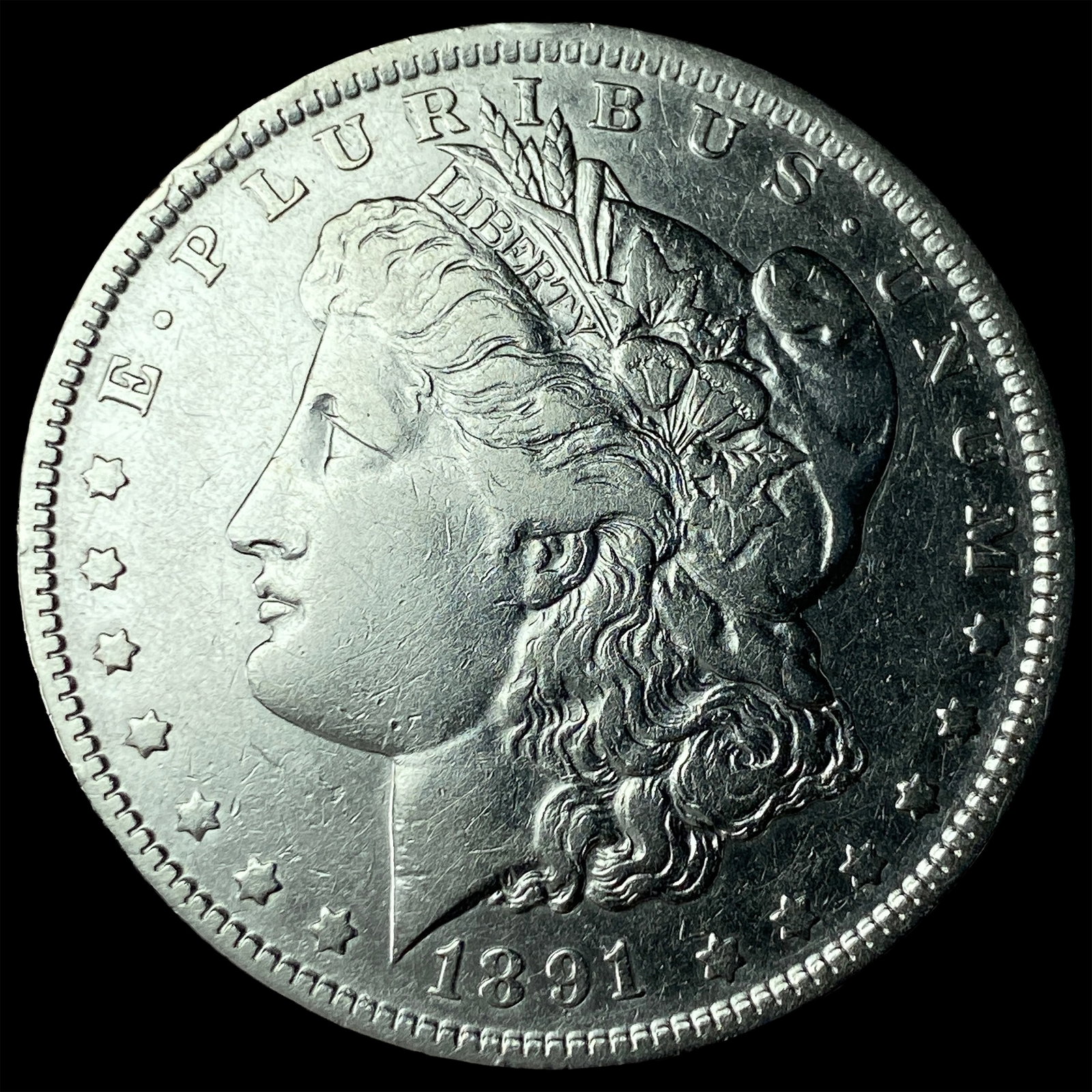 1891-O Silver Morgan Dollar CLOSELY UNCIRCULATED: 1891-O Silver Morgan Dollar CLOSELY UNCIRCULATED