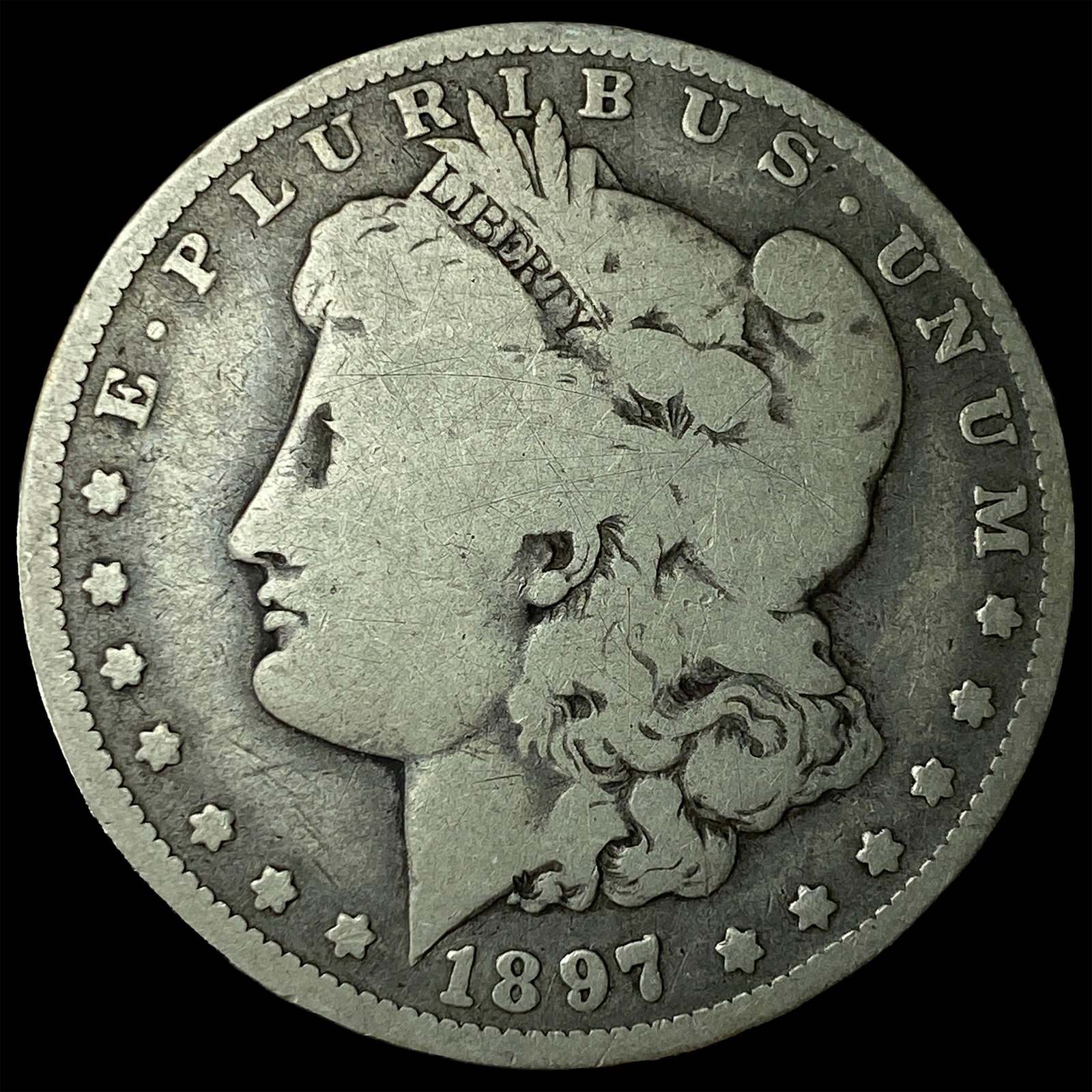 1897-O Silver Morgan Dollar NICELY CIRCULATED: 1897-O Silver Morgan Dollar NICELY CIRCULATED