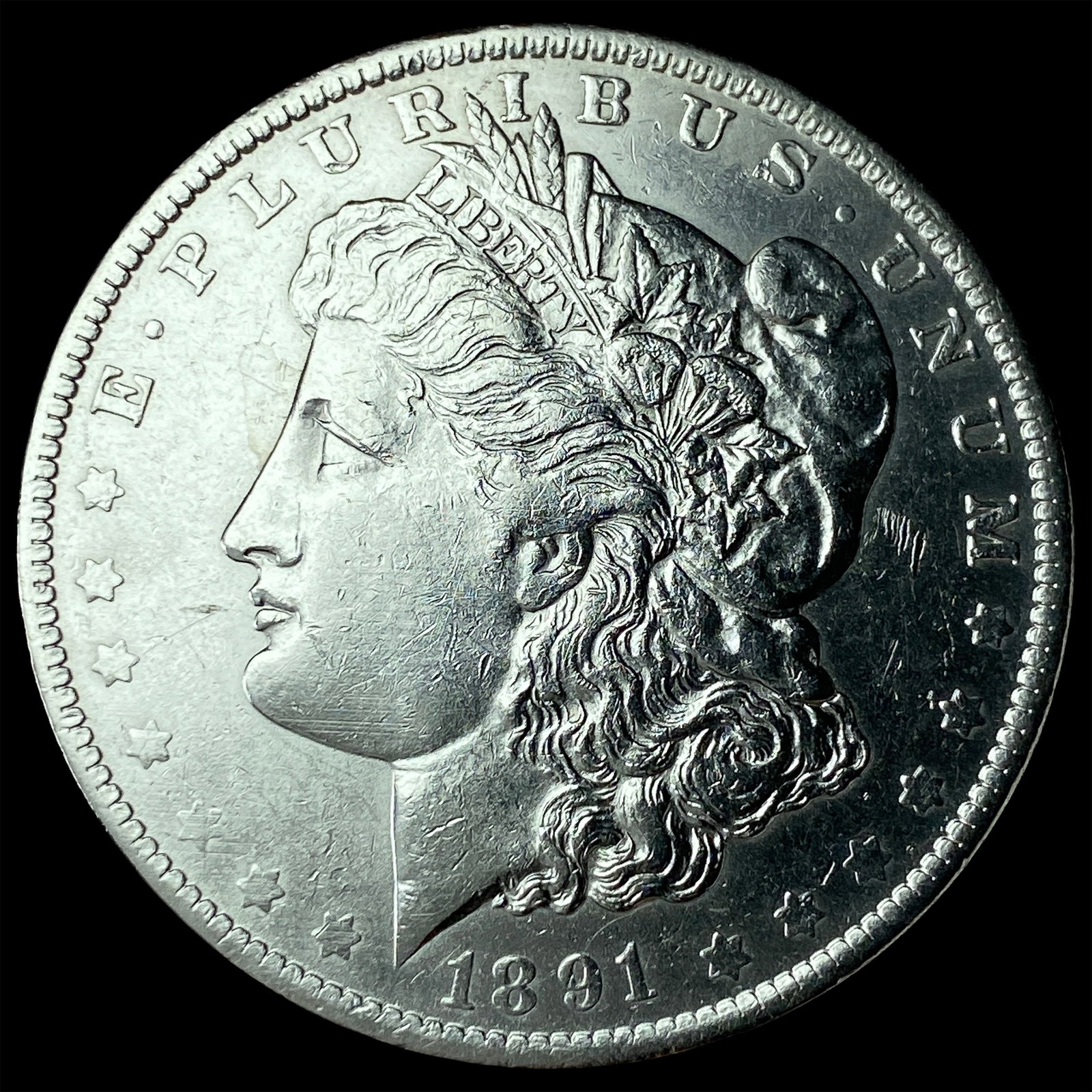 1891-O Silver Morgan Dollar CHOICE AU: 1891-O Silver Morgan Dollar CHOICE AU