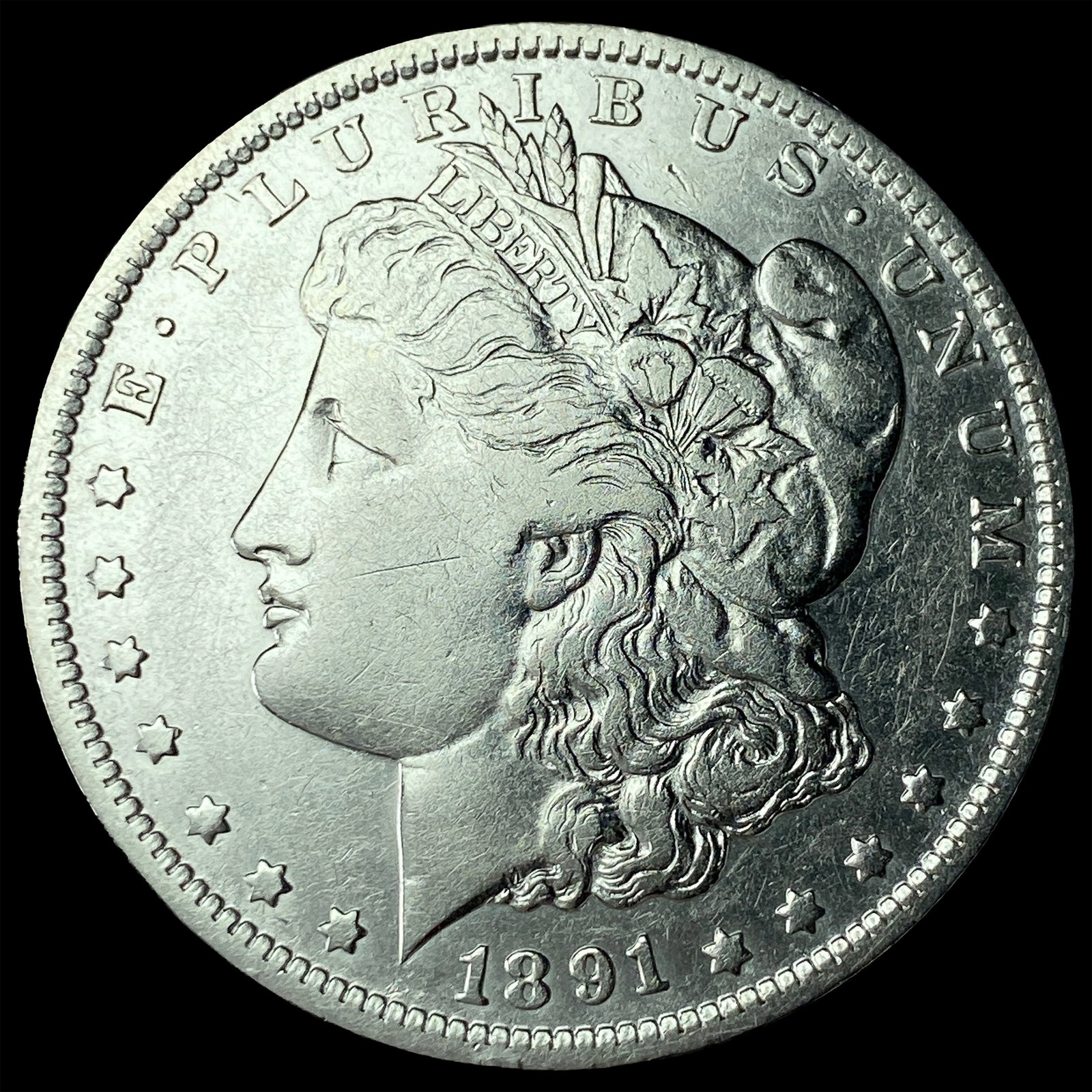 1891-O Silver Morgan Dollar CLOSELY UNCIRCULATED: 1891-O Silver Morgan Dollar CLOSELY UNCIRCULATED