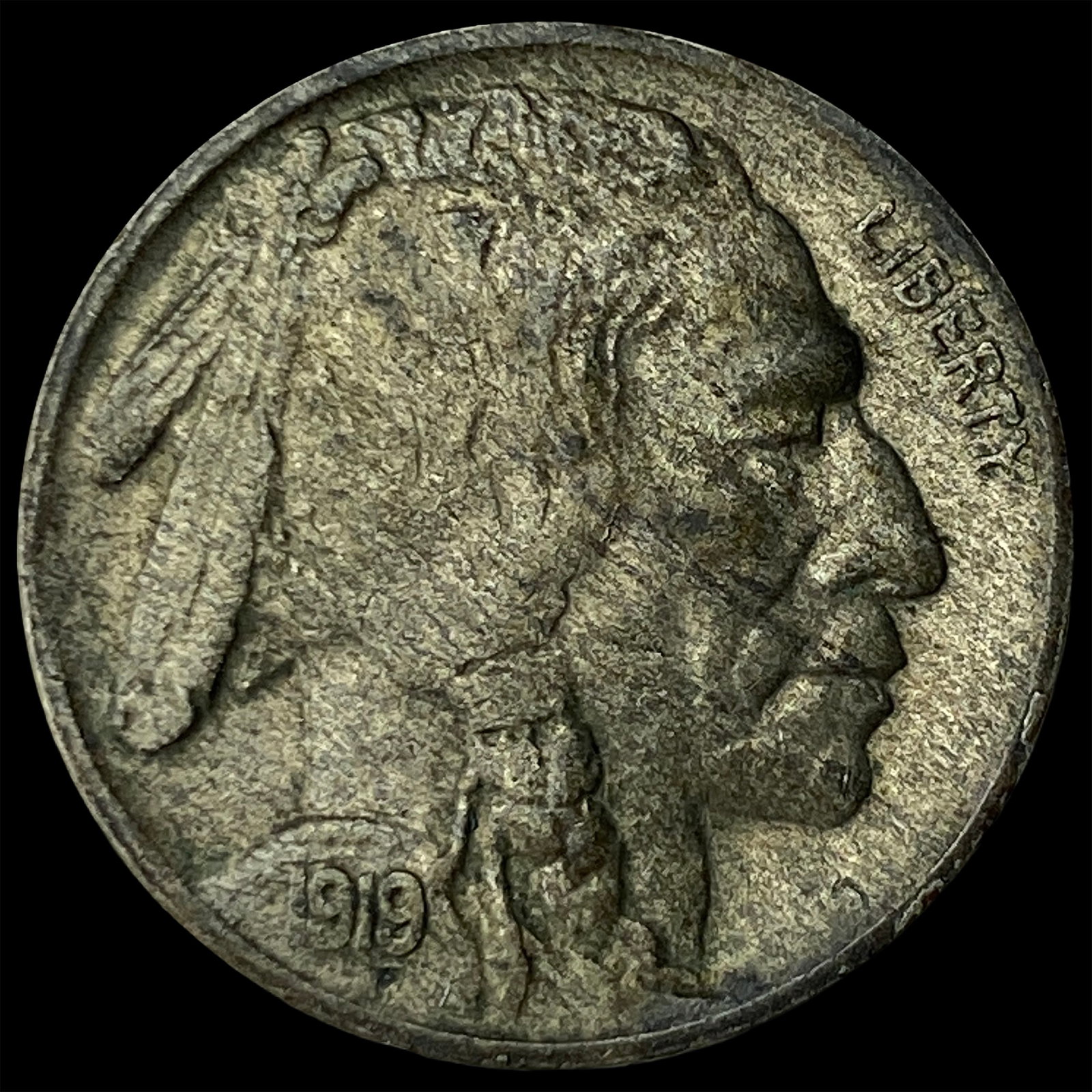 1919 Buffalo Nickel CLOSELY UNCIRCULATED: 1919 Buffalo Nickel CLOSELY UNCIRCULATED