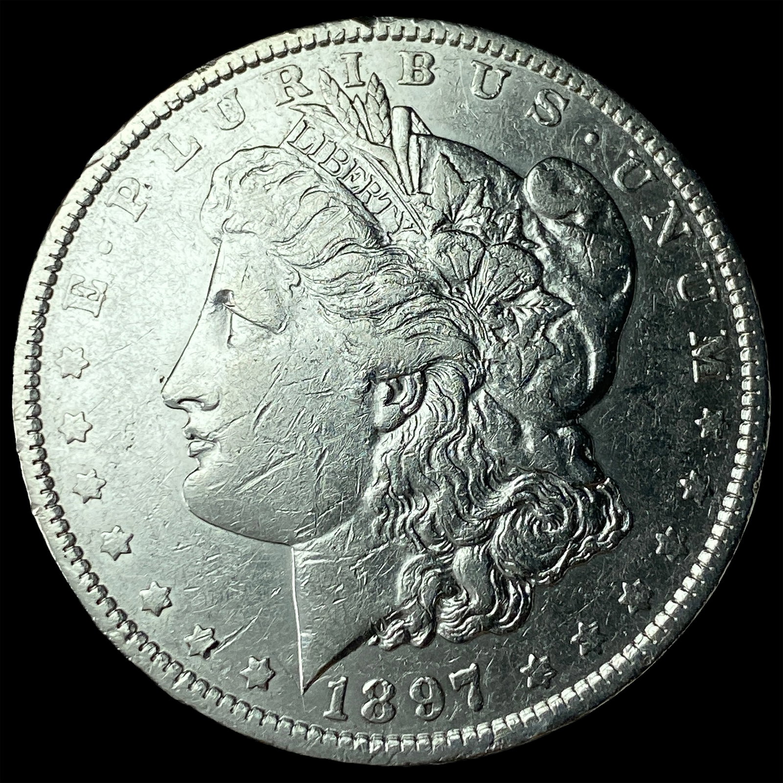 1897-O Silver Morgan Dollar CLOSELY UNCIRCULATED: 1897-O Silver Morgan Dollar CLOSELY UNCIRCULATED