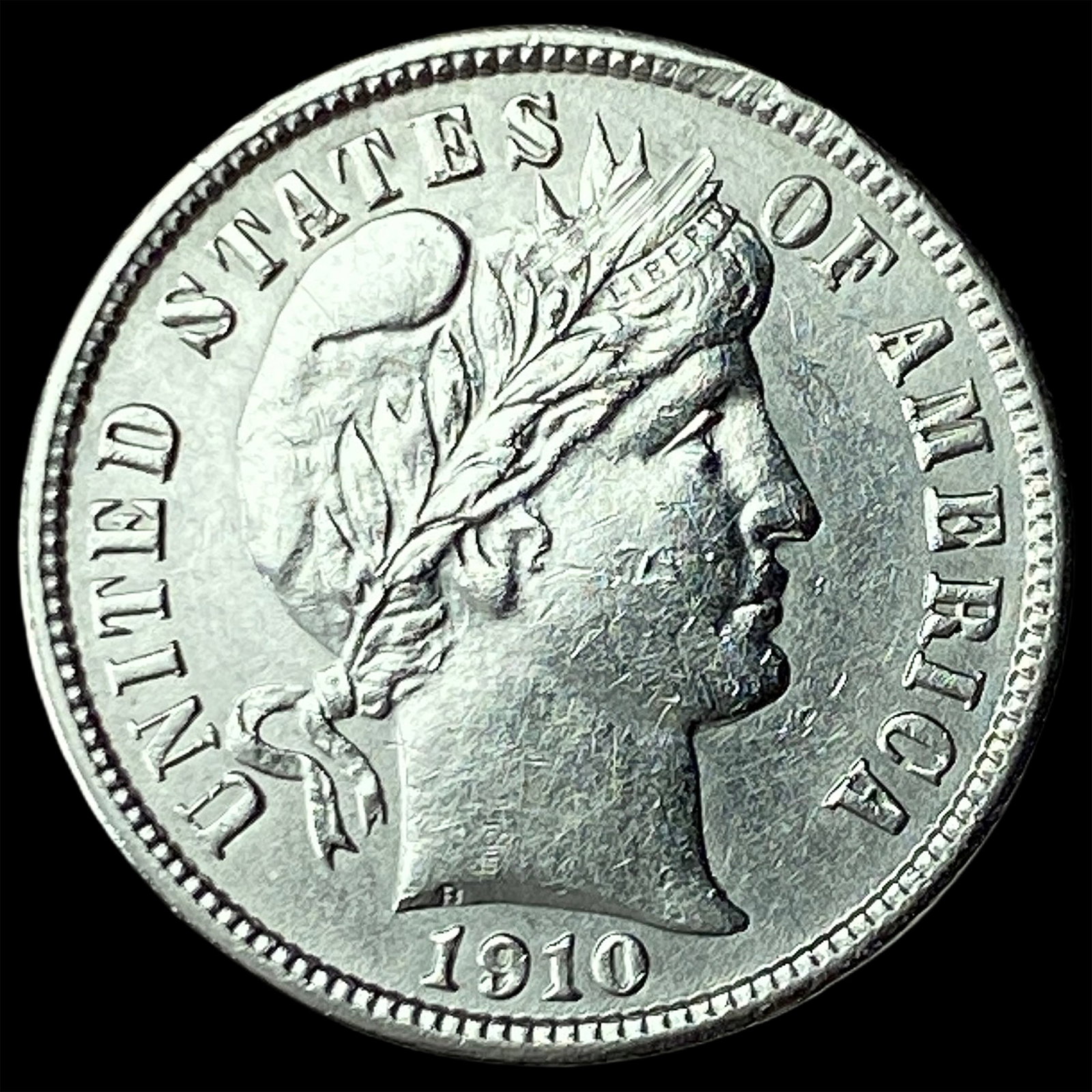 1910 Barber Dime UNCIRCULATED: 1910 Barber Dime UNCIRCULATED