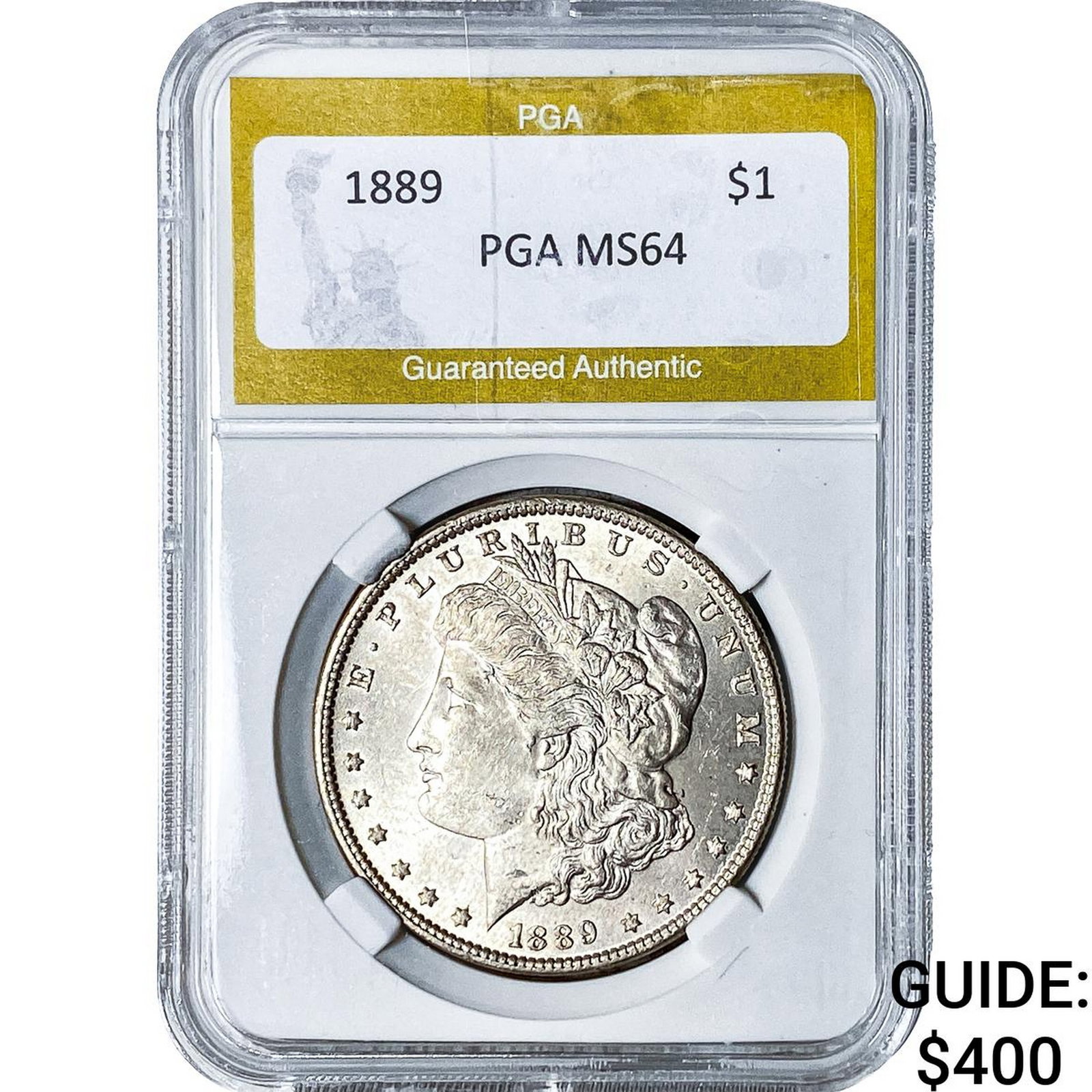1889 Morgan Silver Dollar PGA MS64: 1889 Morgan Silver Dollar PGA MS64