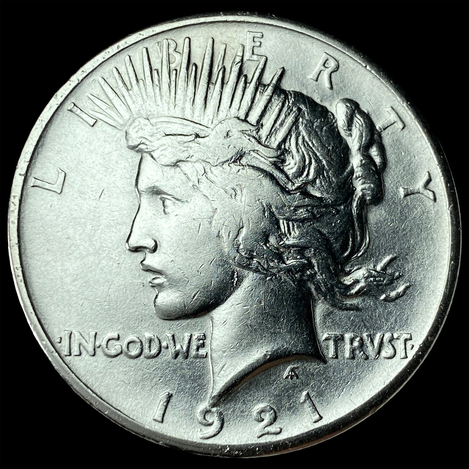 1921 Silver Peace Dollar CHOICE AU: 1921 Silver Peace Dollar CHOICE AU