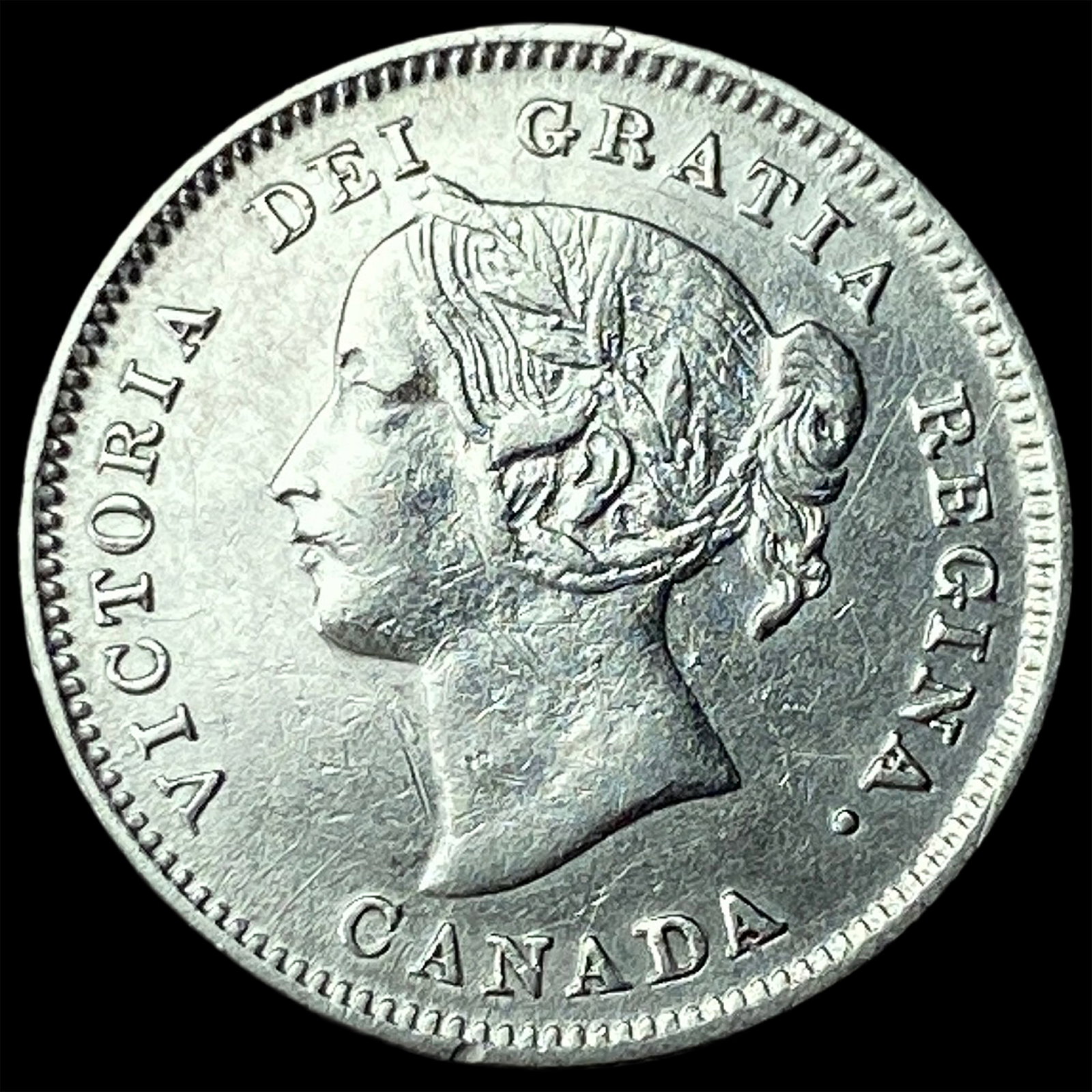 1901 Canada Silver 5 Cents CHOICE BU (1 of 2)