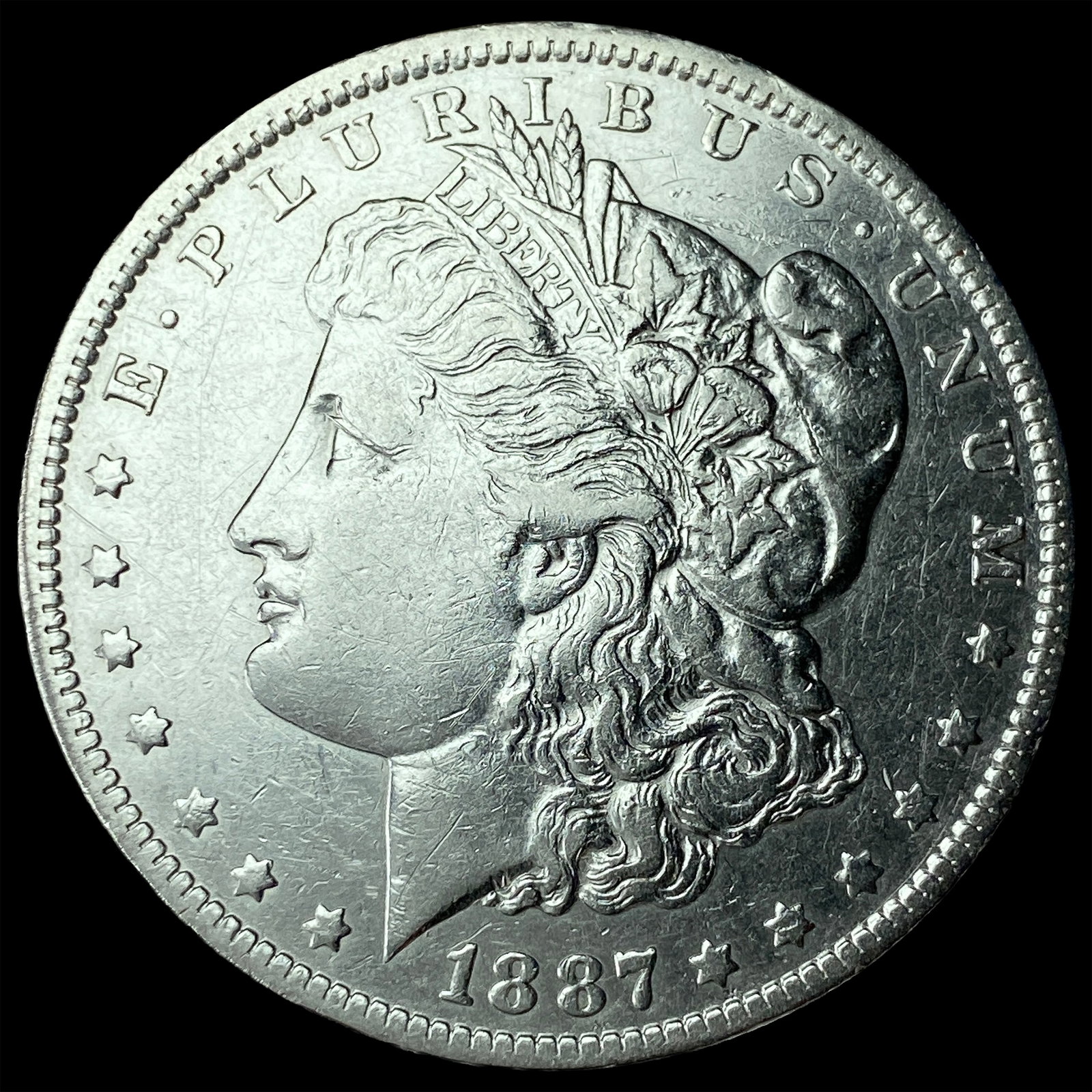 1887-O Silver Morgan Dollar CHOICE AU: 1887-O Silver Morgan Dollar CHOICE AU