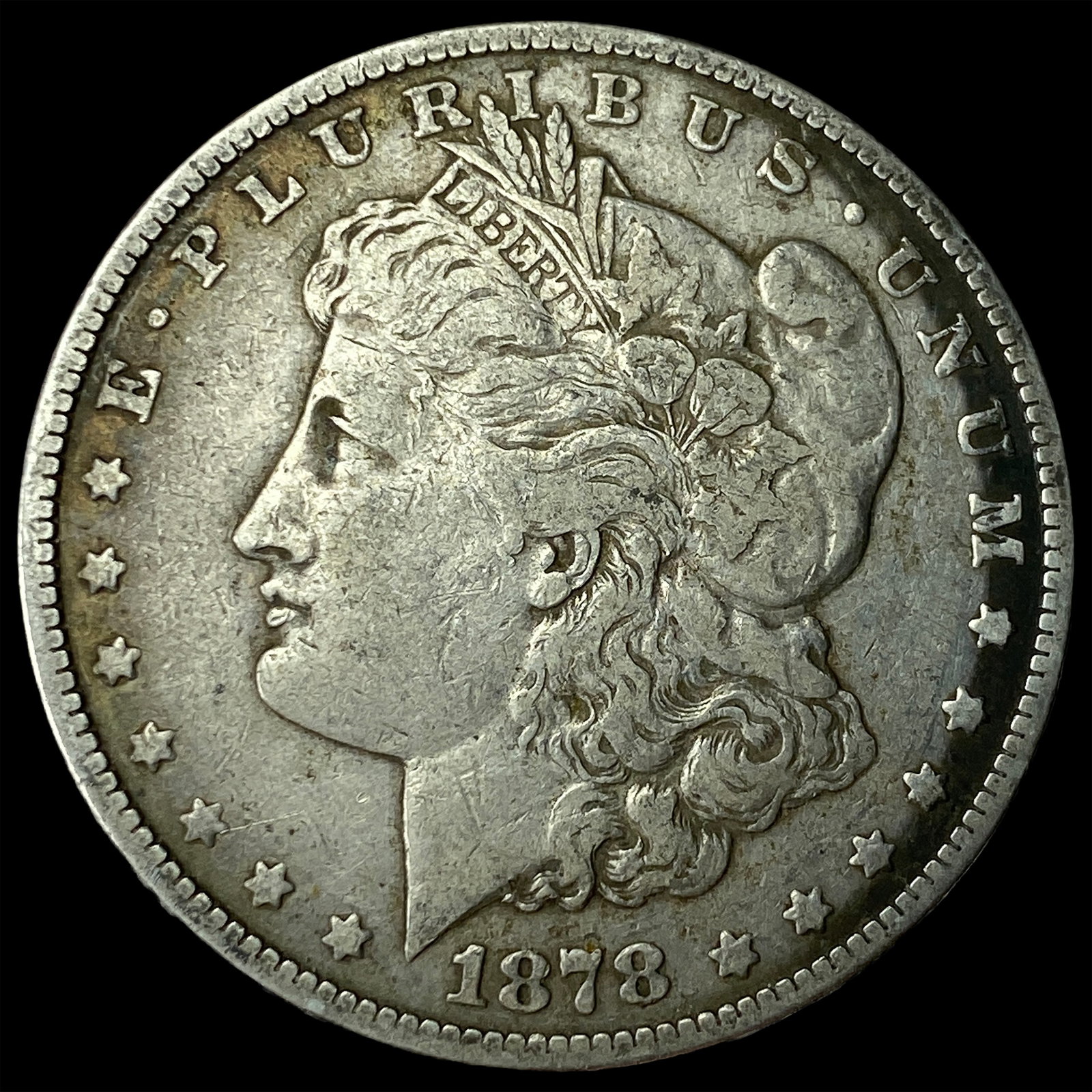 1878-S Silver Morgan Dollar NEARLY UNCIRCULATED: 1878-S Silver Morgan Dollar NEARLY UNCIRCULATED