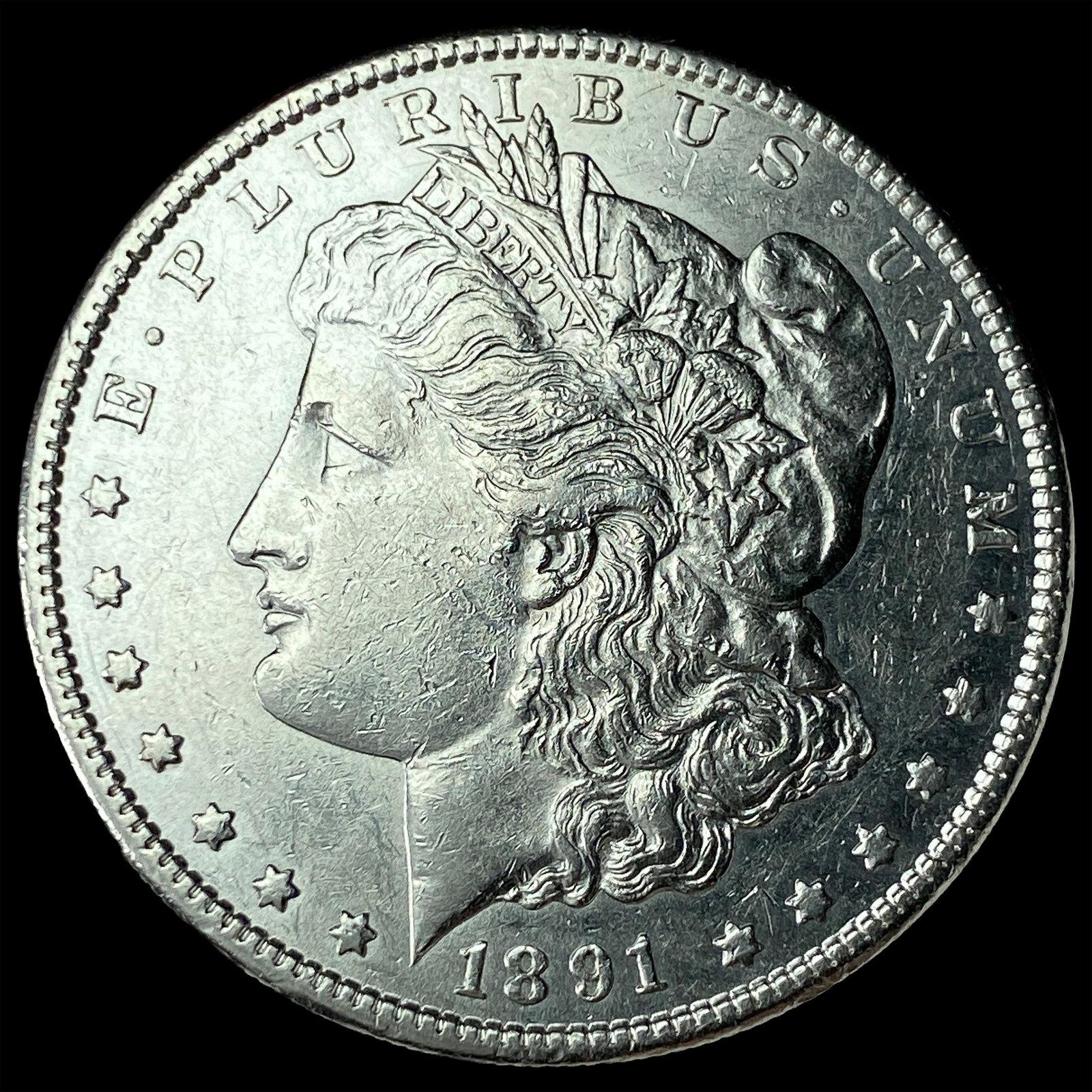 1891-S Silver Morgan Dollar UNCIRCULATED: 1891-S Silver Morgan Dollar UNCIRCULATED