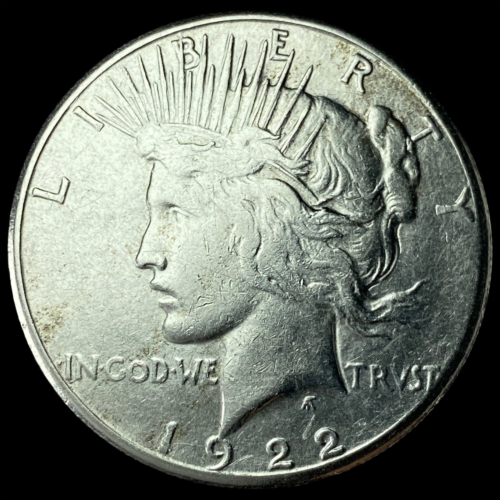 1922 Silver Peace Dollar CHOICE AU: 1922 Silver Peace Dollar CHOICE AU