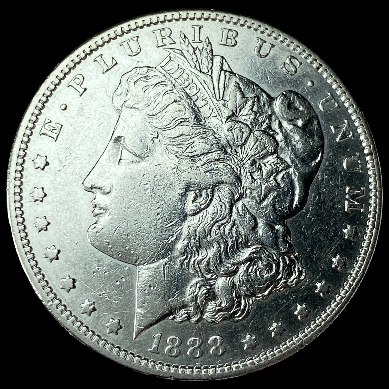1888-S Silver Morgan Dollar CLOSELY UNCIRCULATED: 1888-S Silver Morgan Dollar CLOSELY UNCIRCULATED