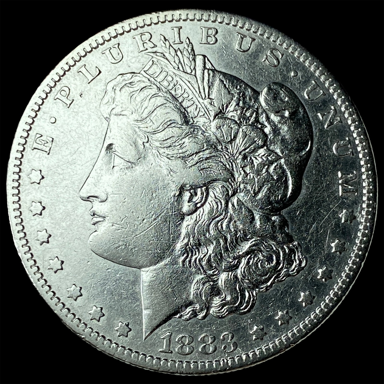 1883-S Silver Morgan Dollar CLOSELY UNCIRCULATED: 1883-S Silver Morgan Dollar CLOSELY UNCIRCULATED