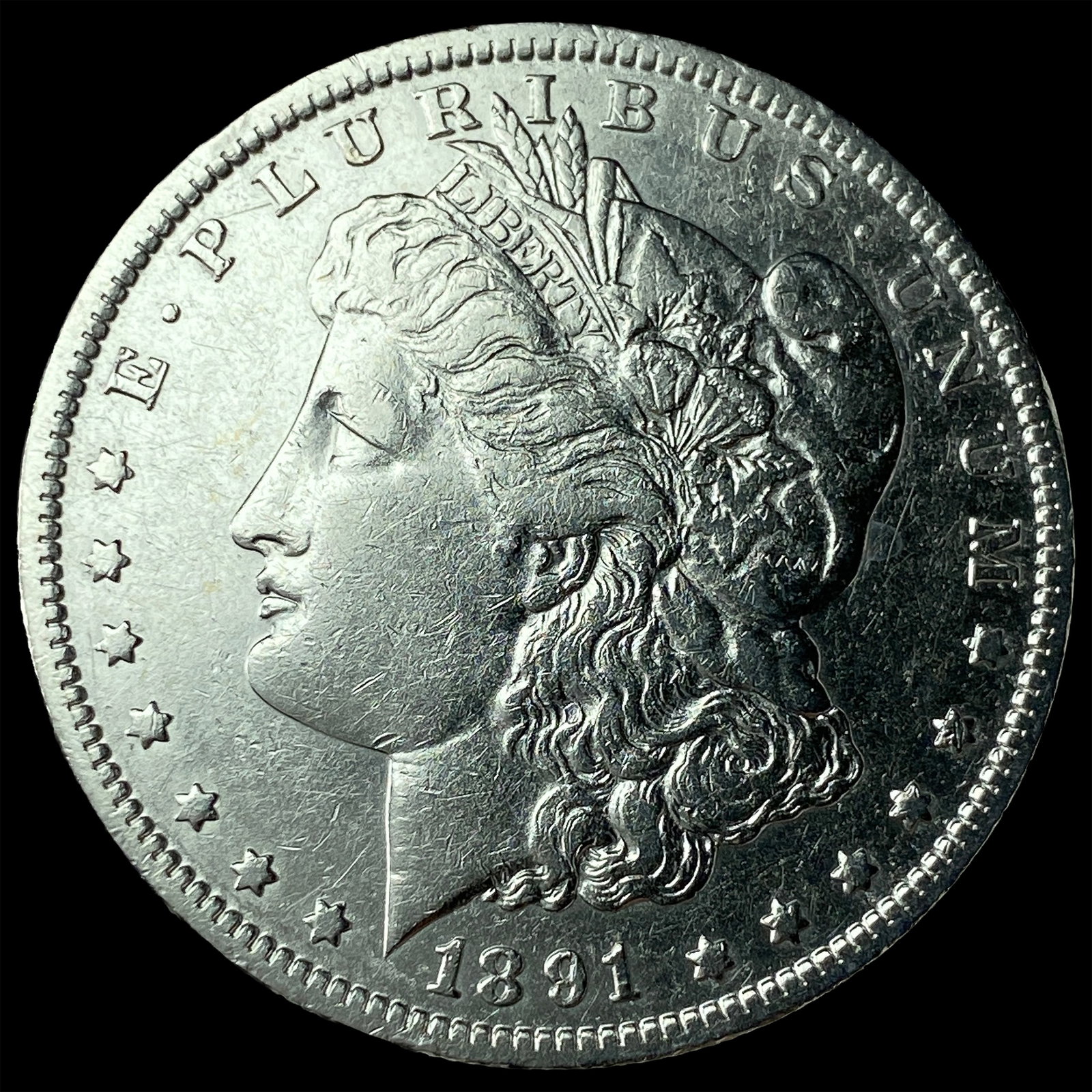 1891-O Silver Morgan Dollar CLOSELY UNCIRCULATED: 1891-O Silver Morgan Dollar CLOSELY UNCIRCULATED