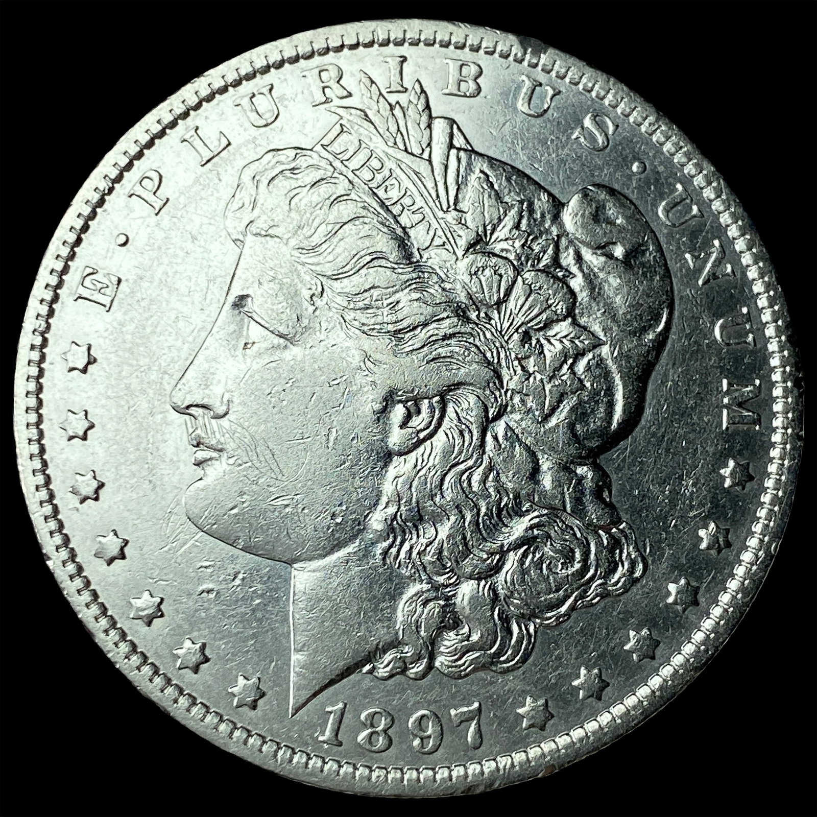 1897-O Silver Morgan Dollar CHOICE AU: 1897-O Silver Morgan Dollar CHOICE AU
