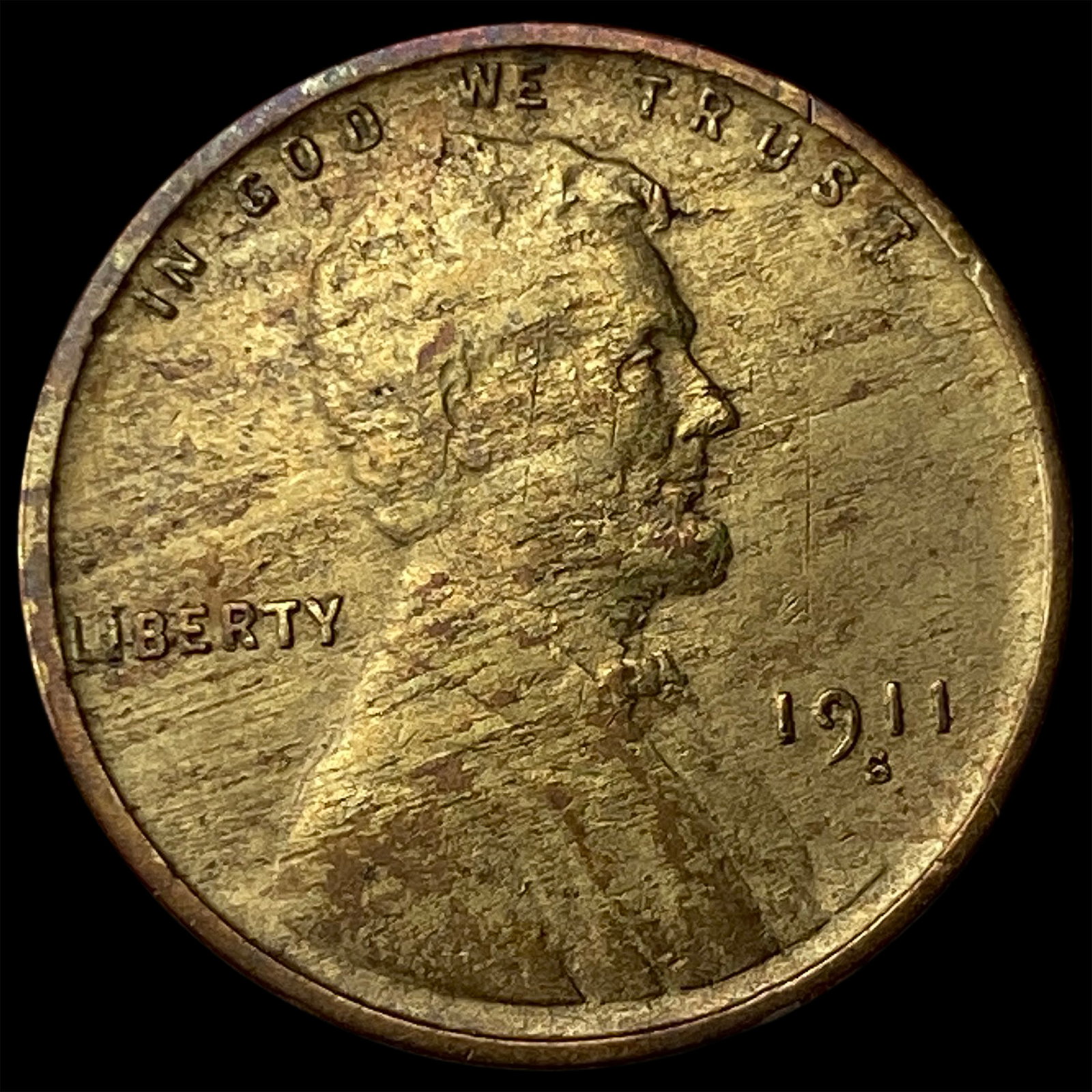 1911-S Lincoln Wheat Cent HIGH GRADE: 1911-S Lincoln Wheat Cent HIGH GRADE