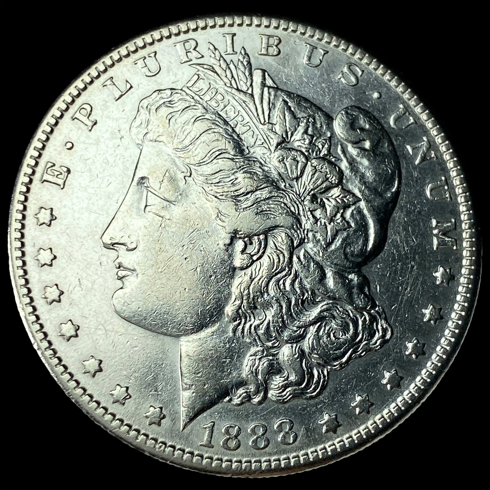 1883-S Silver Morgan Dollar CLOSELY UNCIRCULATED: 1883-S Silver Morgan Dollar CLOSELY UNCIRCULATED