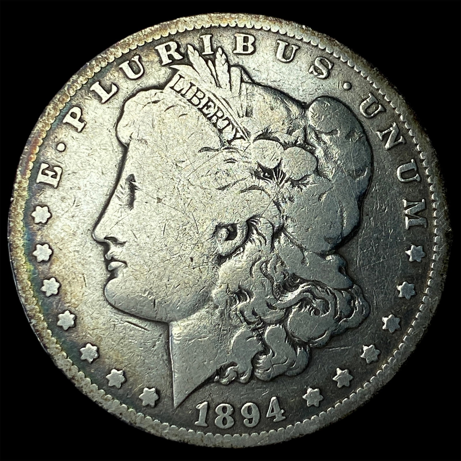 1894-O Silver Morgan Dollar LIGHTLY CIRCULATED