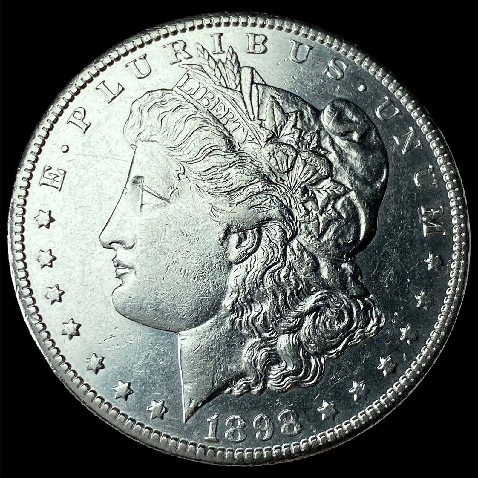 1898-S Silver Morgan Dollar UNCIRCULATED: 1898-S Silver Morgan Dollar UNCIRCULATED