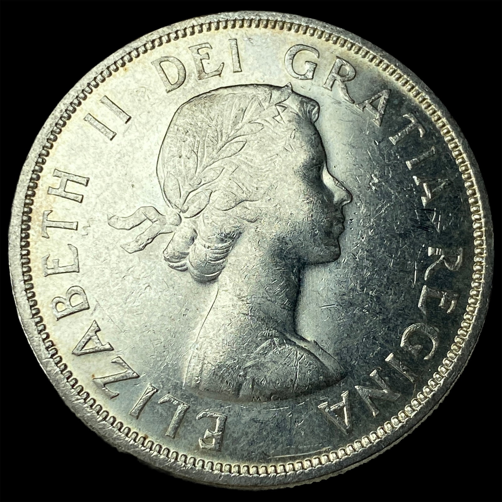 1958 Silver Dollar Canada British Columbia CHOICE BU: 1958 Silver Dollar Canada British Columbia CHOICE BU