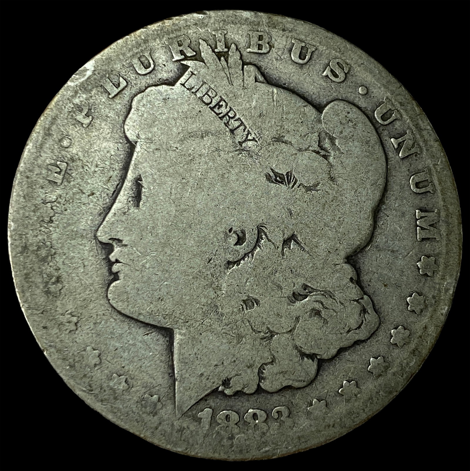 1882-CC Silver Morgan Dollar NICELY CIRCULATED: 1882-CC Silver Morgan Dollar NICELY CIRCULATED