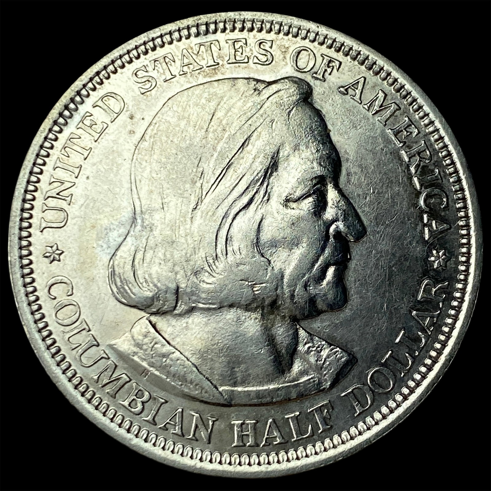1892 Silver Columbian Half Dollar CLOSELY UNCIRCULATED: 1892 Silver Columbian Half Dollar CLOSELY UNCIRCULATED