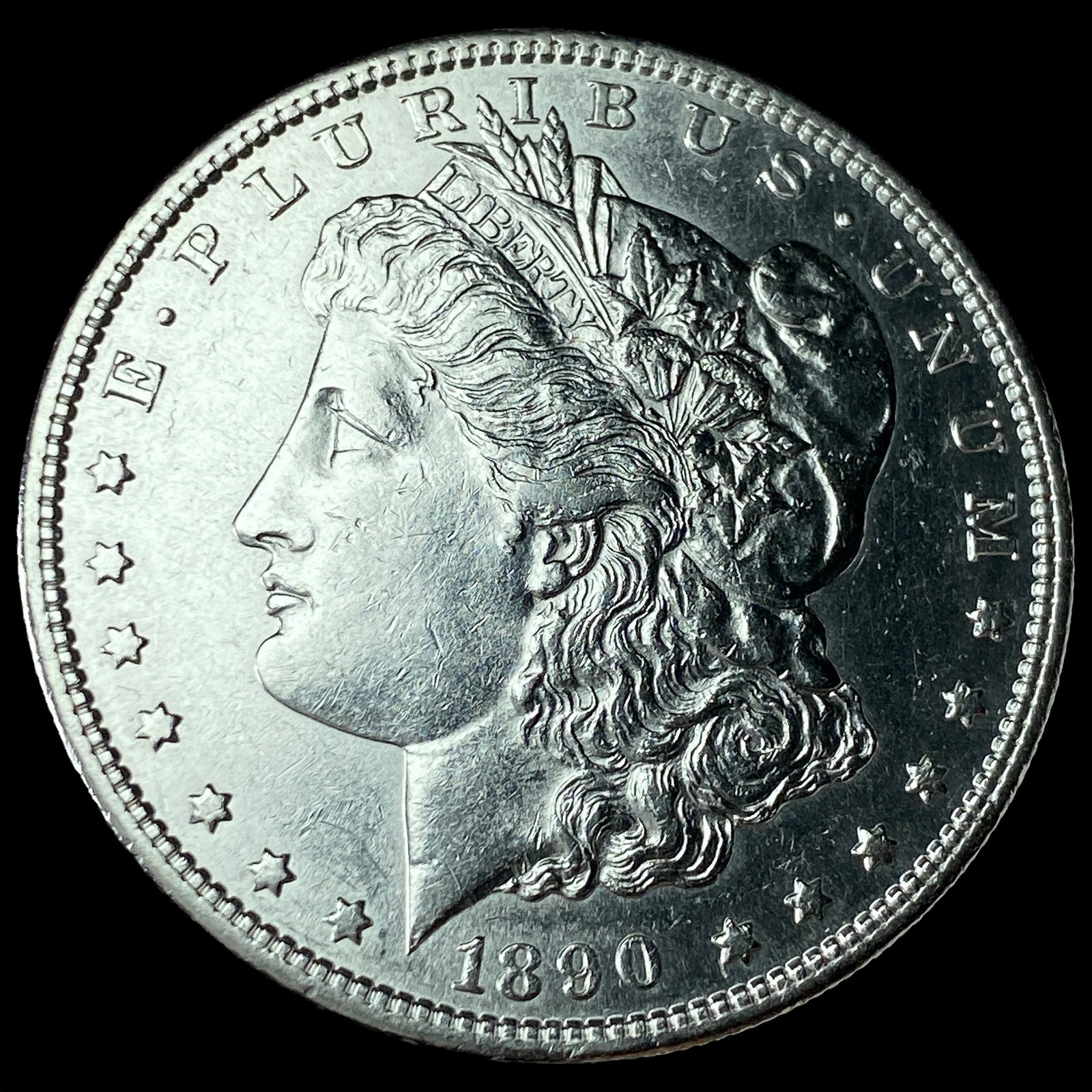 1890-S Silver Morgan Dollar UNCIRCULATED: 1890-S Silver Morgan Dollar UNCIRCULATED