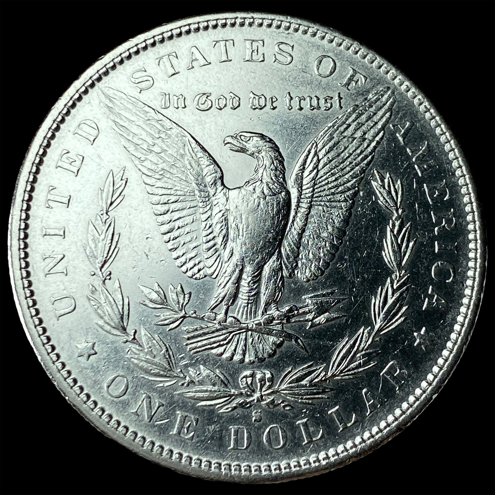 1890-S Silver Morgan Dollar UNCIRCULATED - 2
