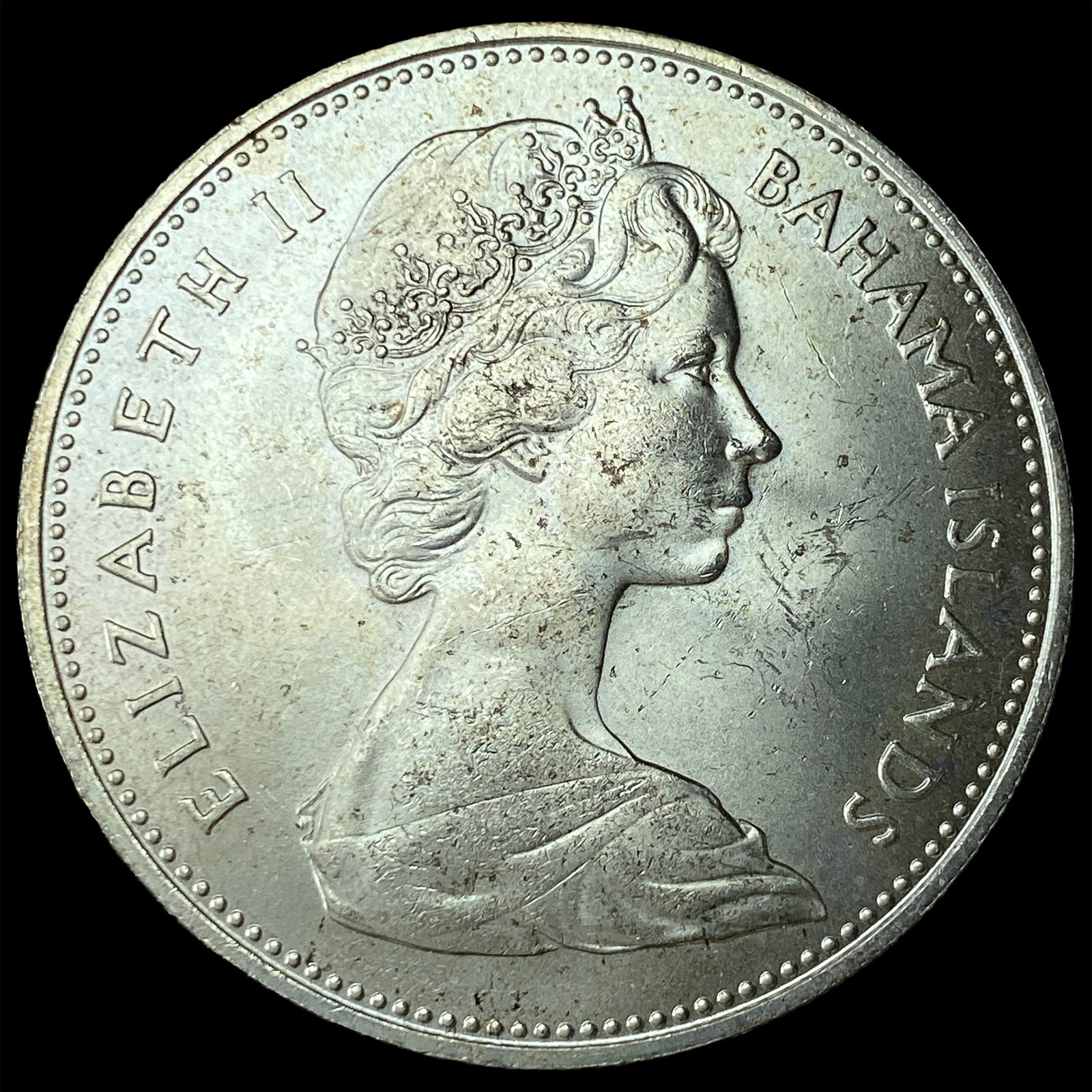 1966 Bahamas Silver 2 Dollars GEM BU (1 of 2)