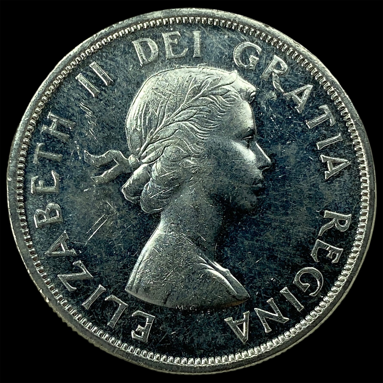 1958 Silver Dollar Canada British Columbia CHOICE BU (1 of 2)