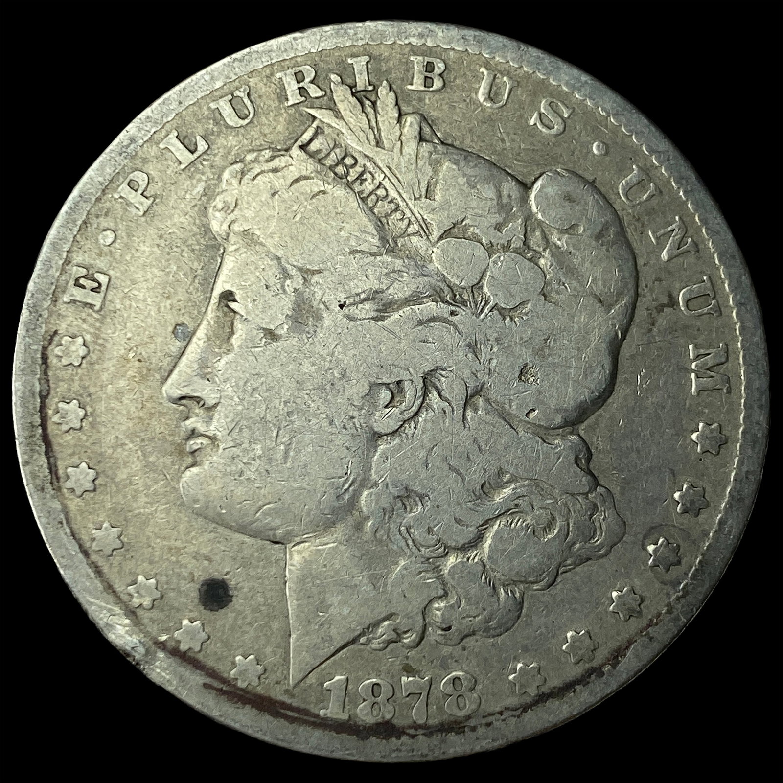 1878-S Silver Morgan Dollar NICELY CIRCULATED: 1878-S Silver Morgan Dollar NICELY CIRCULATED
