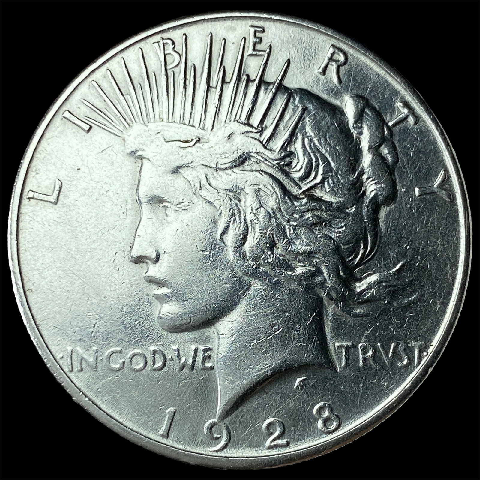 1928-S Silver Peace Dollar UNCIRCULATED: 1928-S Silver Peace Dollar UNCIRCULATED