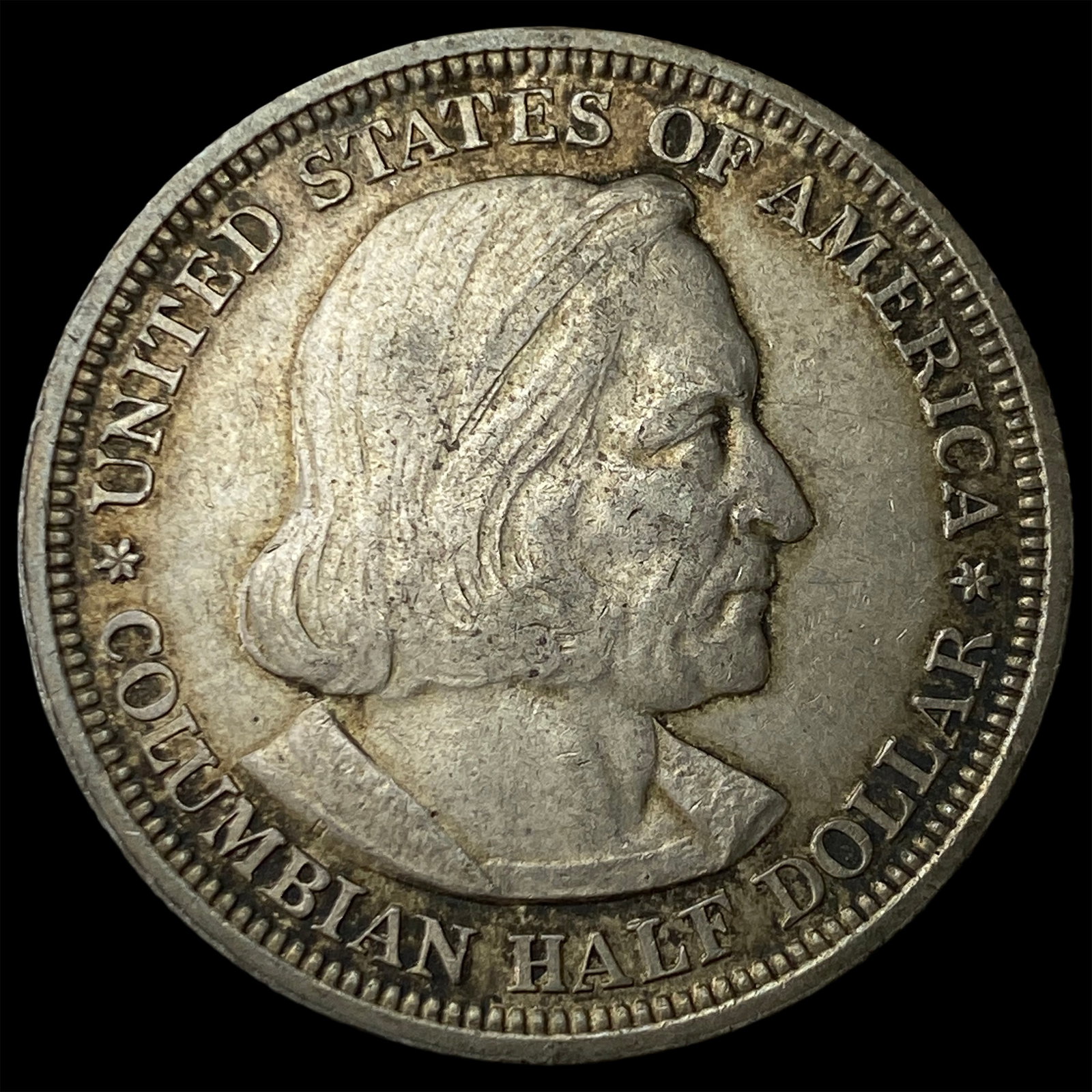 1893 Silver Columbian Half Dollar CHOICE AU: 1893 Silver Columbian Half Dollar CHOICE AU