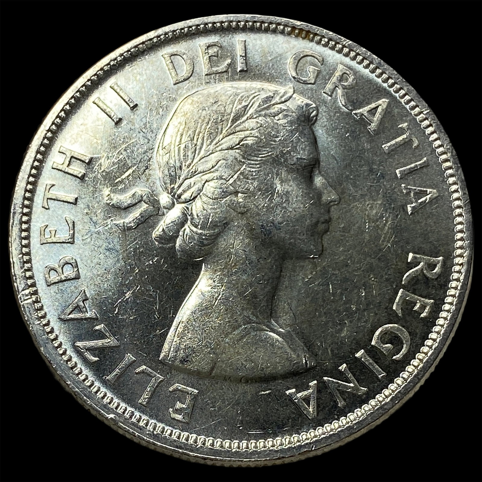 1958 Canada Silver Dollar British Columbia CHOICE BU (1 of 2)