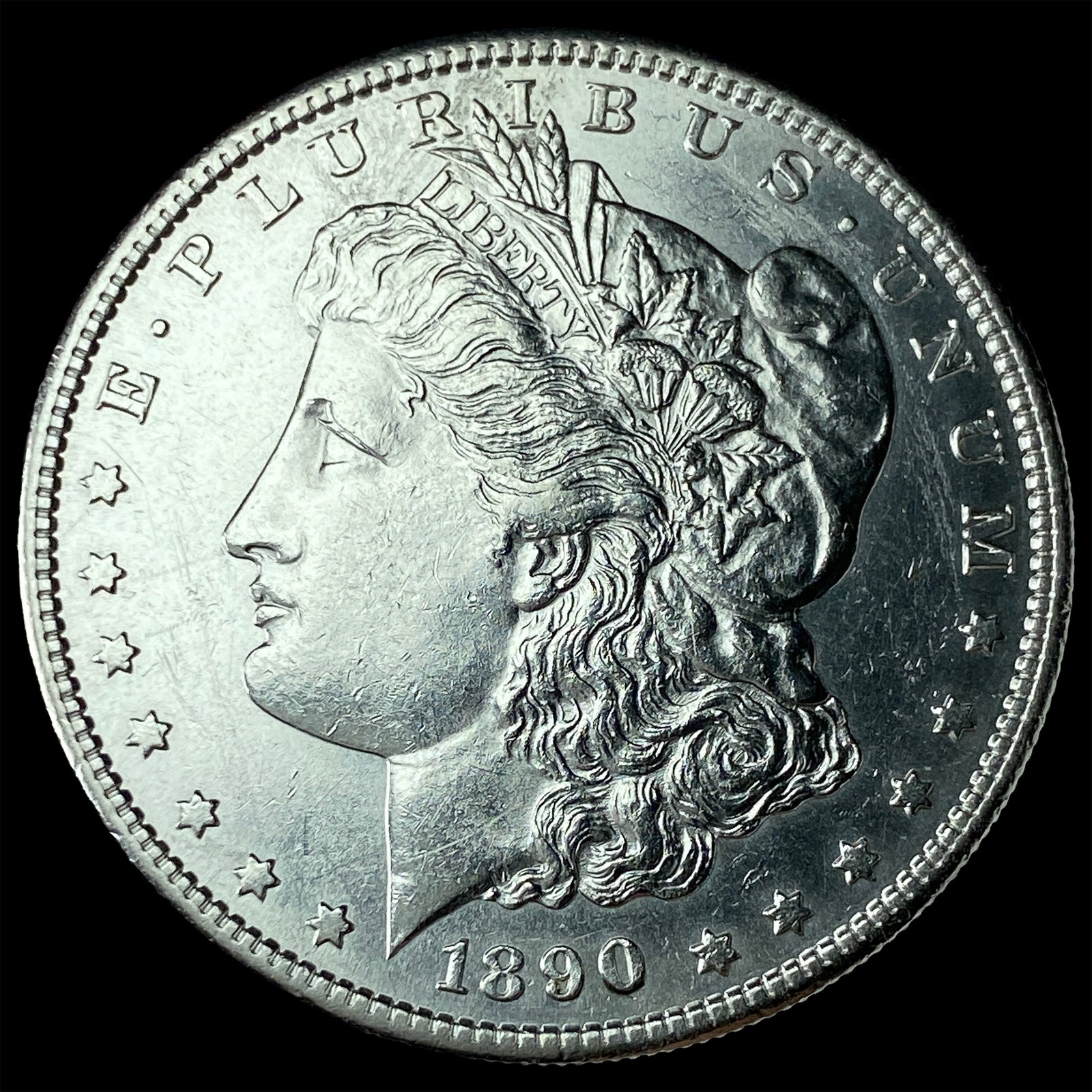 1890-S Silver Morgan Dollar UNCIRCULATED: 1890-S Silver Morgan Dollar UNCIRCULATED