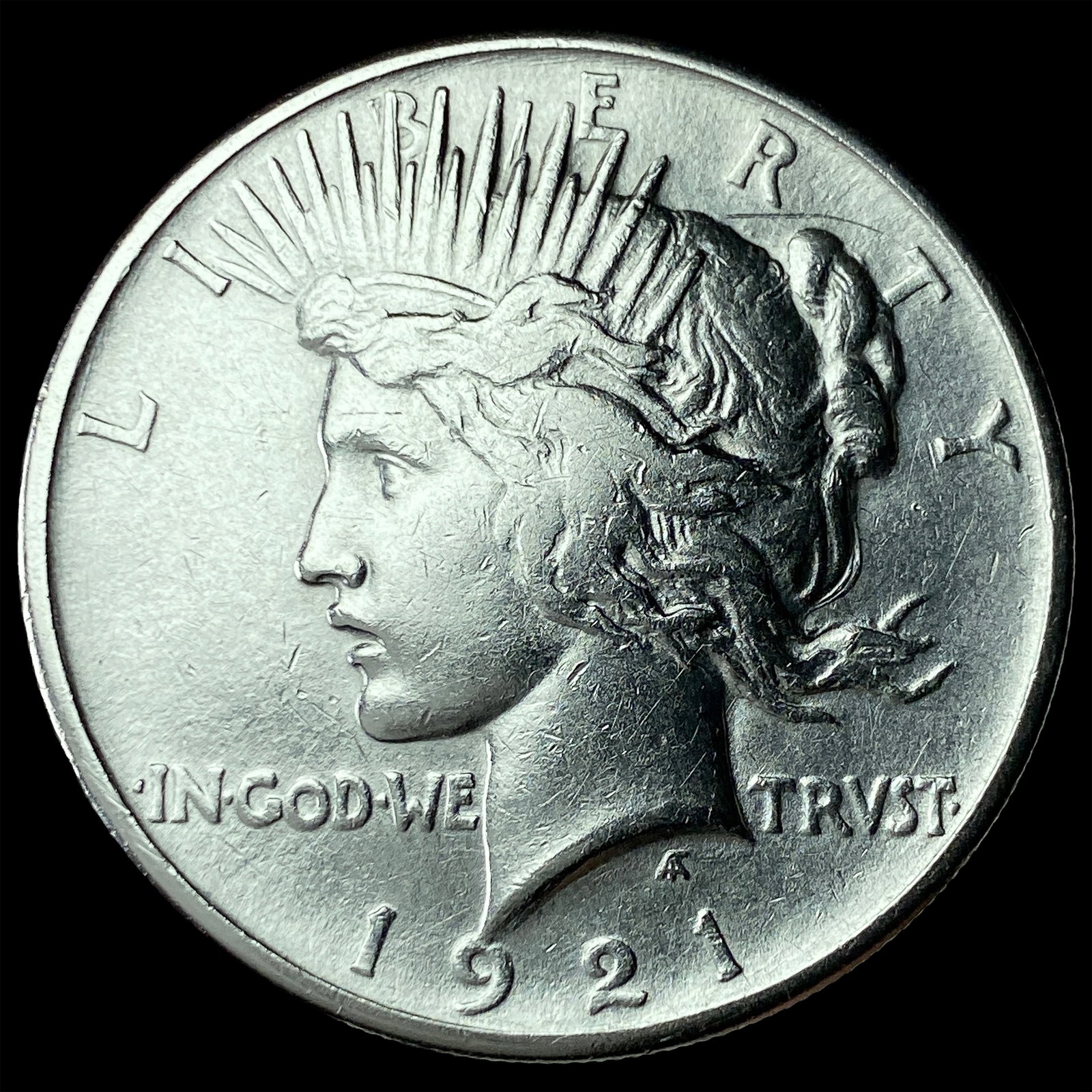 1921 Silver Peace Dollar UNCIRCULATED: 1921 Silver Peace Dollar UNCIRCULATED
