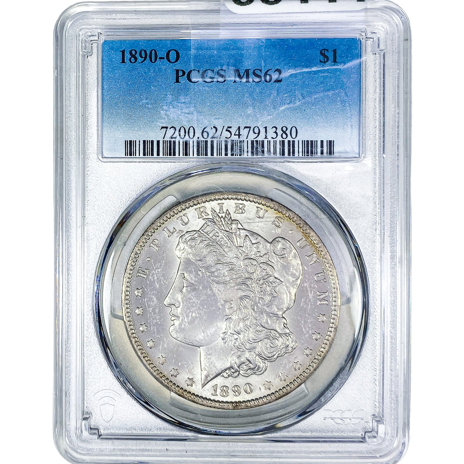 1890-O Morgan Silver Dollar PCGS MS62: 1890-O Morgan Silver Dollar PCGS MS62