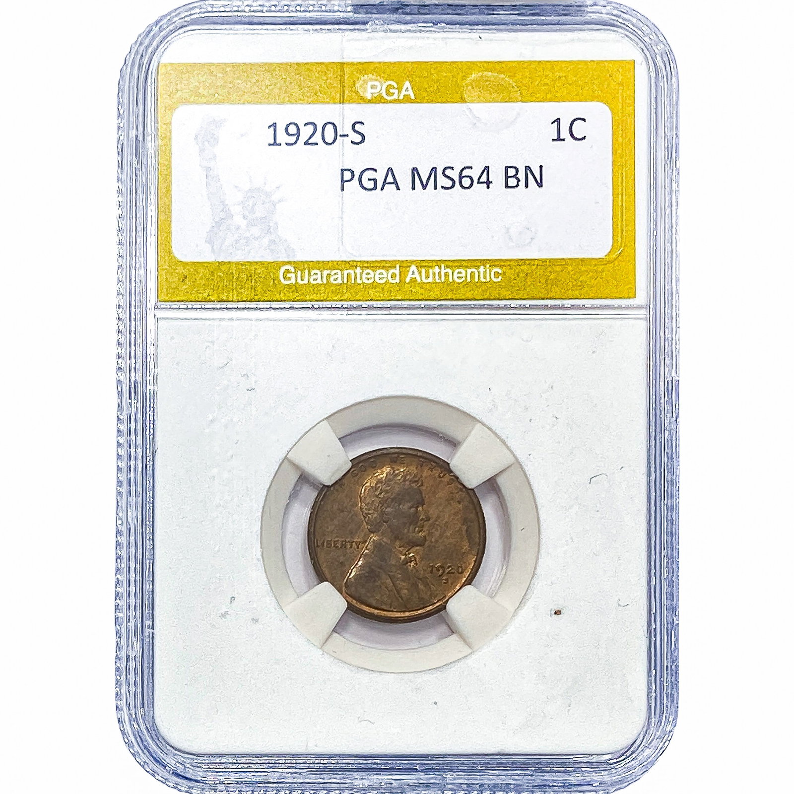 1920-S Wheat Cent PGA MS64BN (1 of 2)