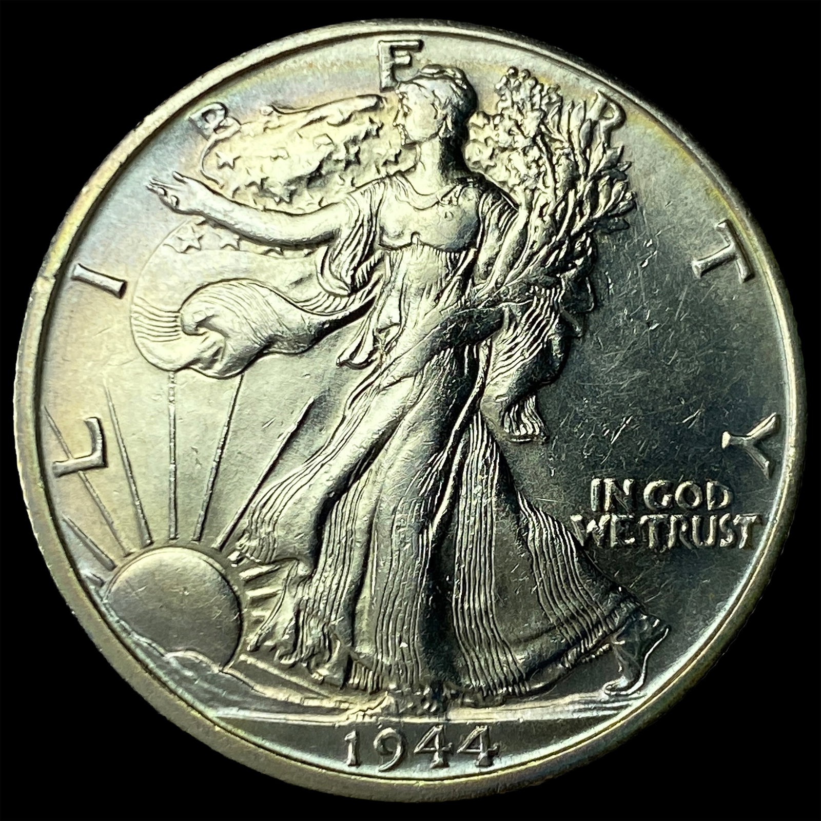 1944-S Silver Half Dollar CHOICE BU: 1944-S Silver Half Dollar CHOICE BU