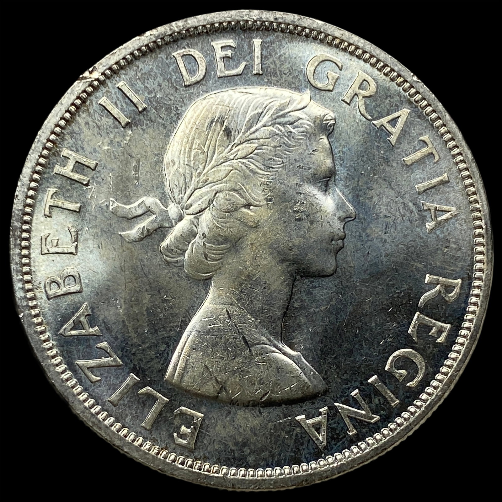 1958 Canada Silver Dollar British Columbia CHOICE BU (1 of 2)