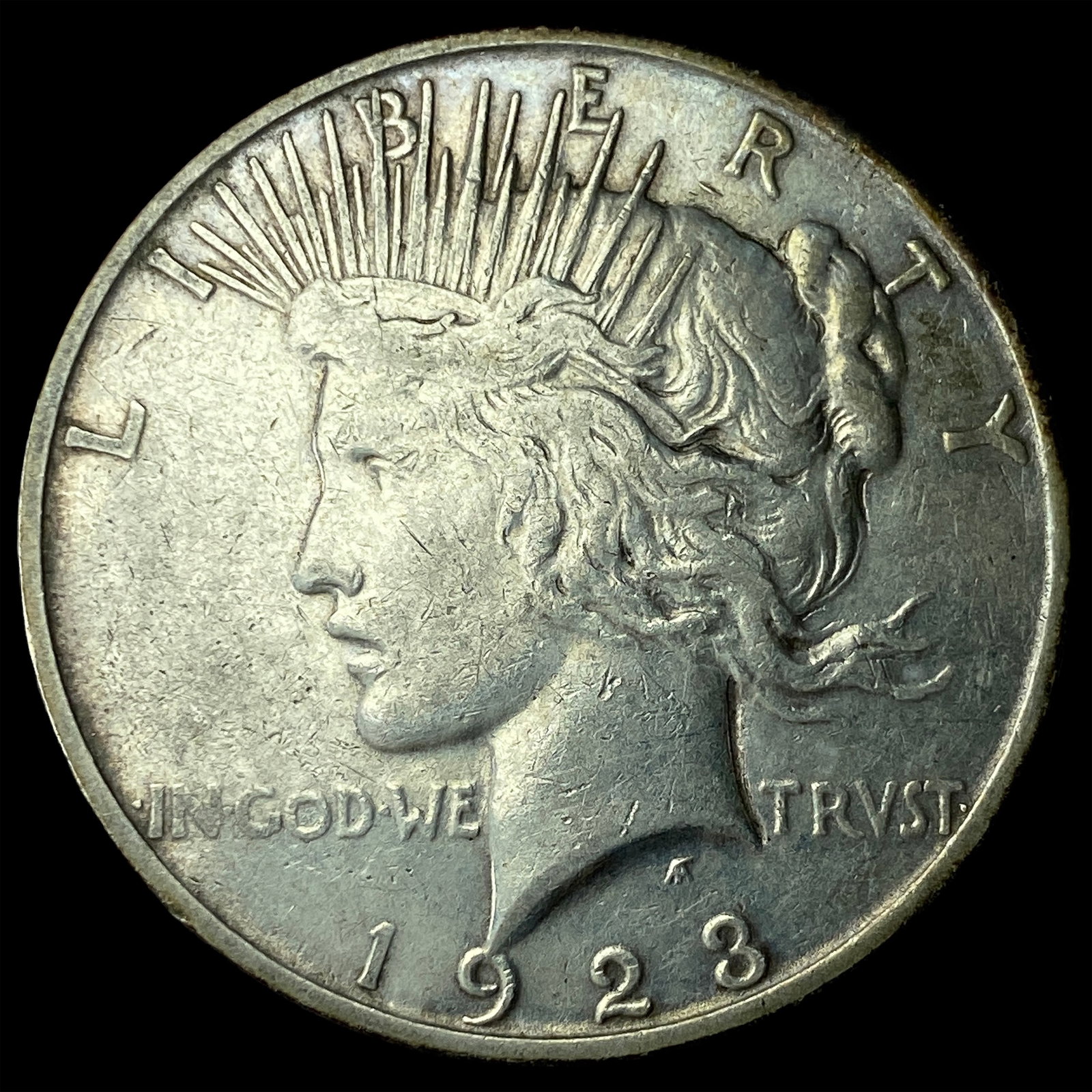 1923 Silver Peace Dollar CLOSELY UNCIRCULATED: 1923 Silver Peace Dollar CLOSELY UNCIRCULATED